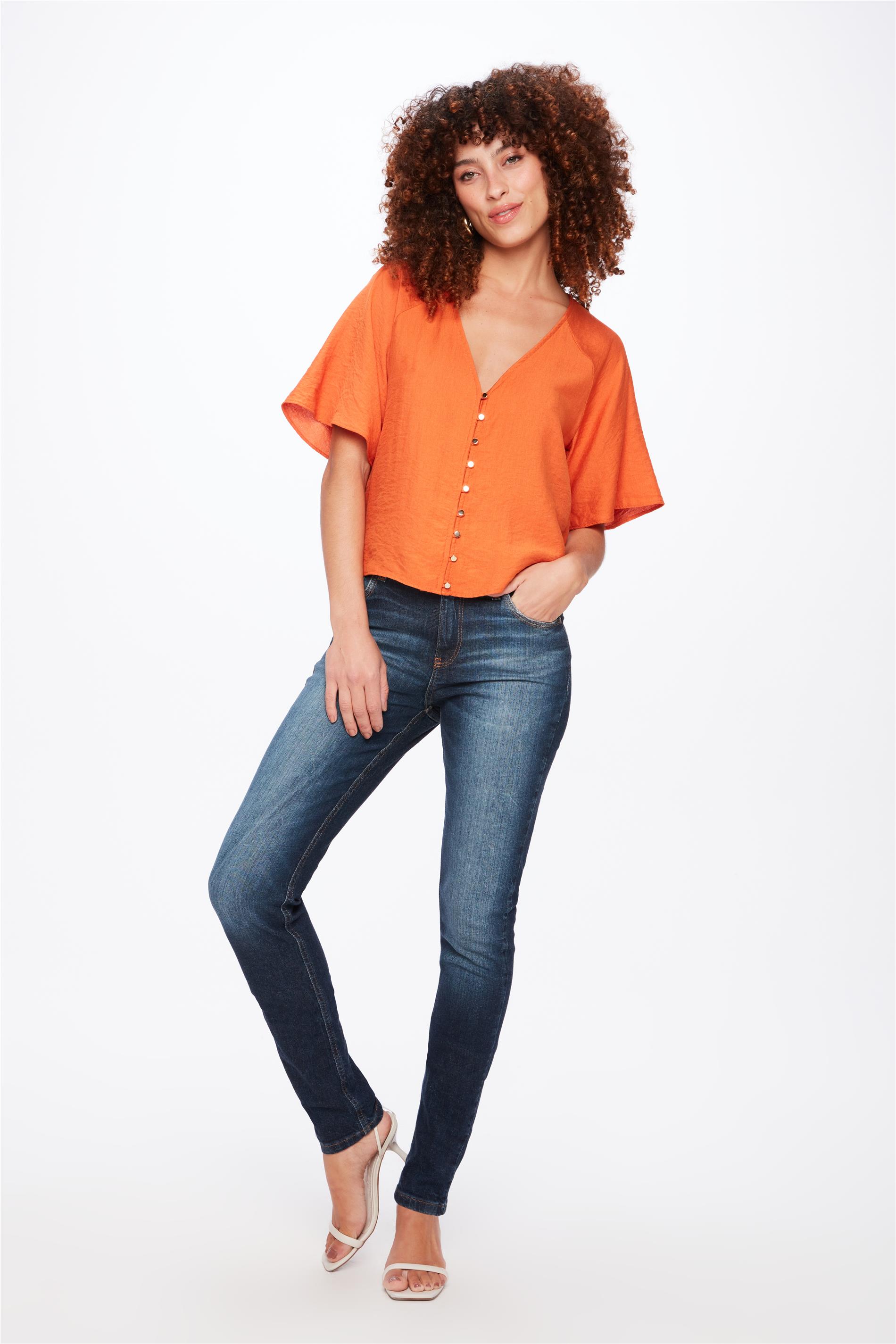Calça Jeans Azul Escuro Skinny G4 C2