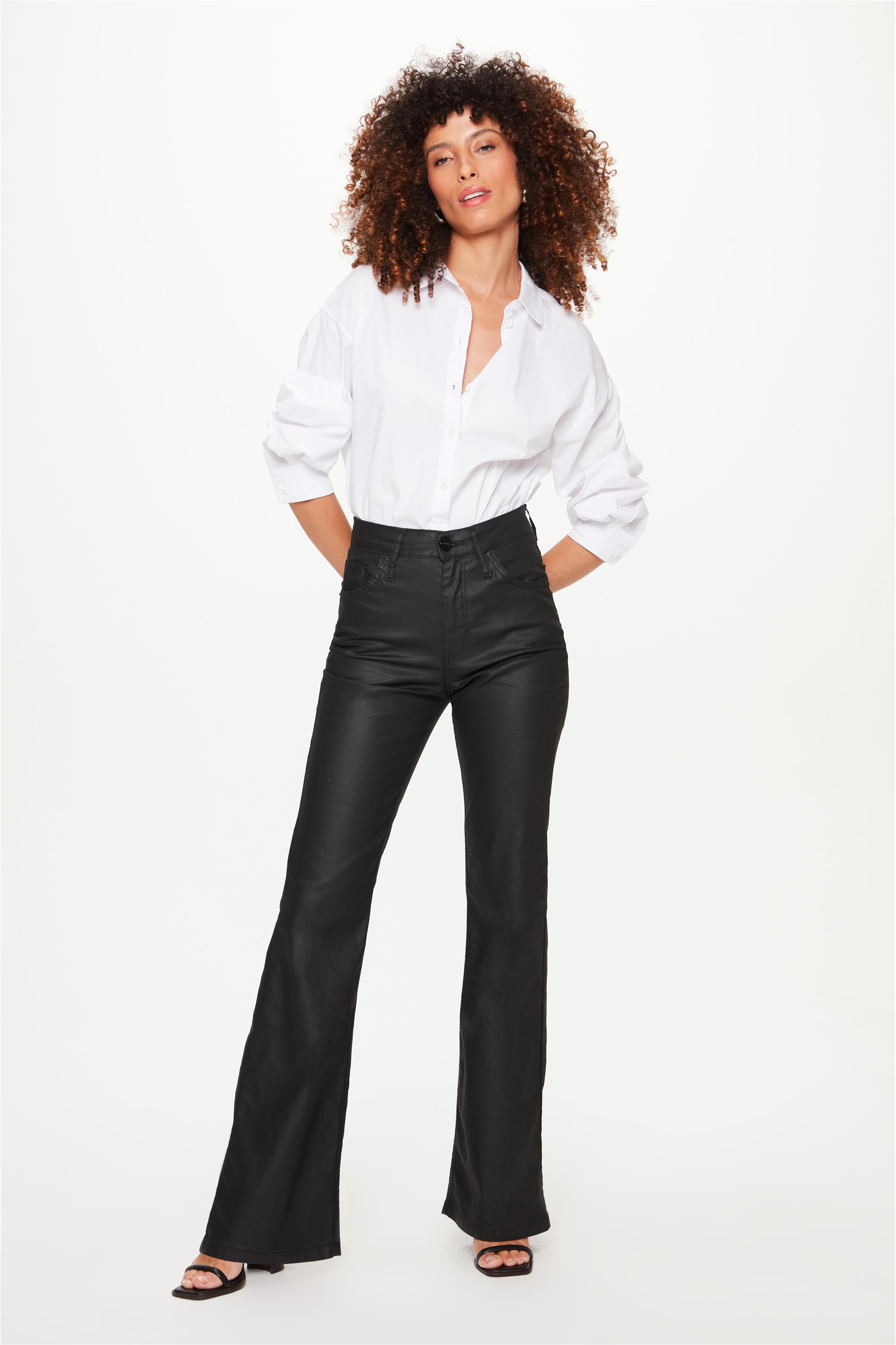 Calça Boot Cut Resinada G5 C2