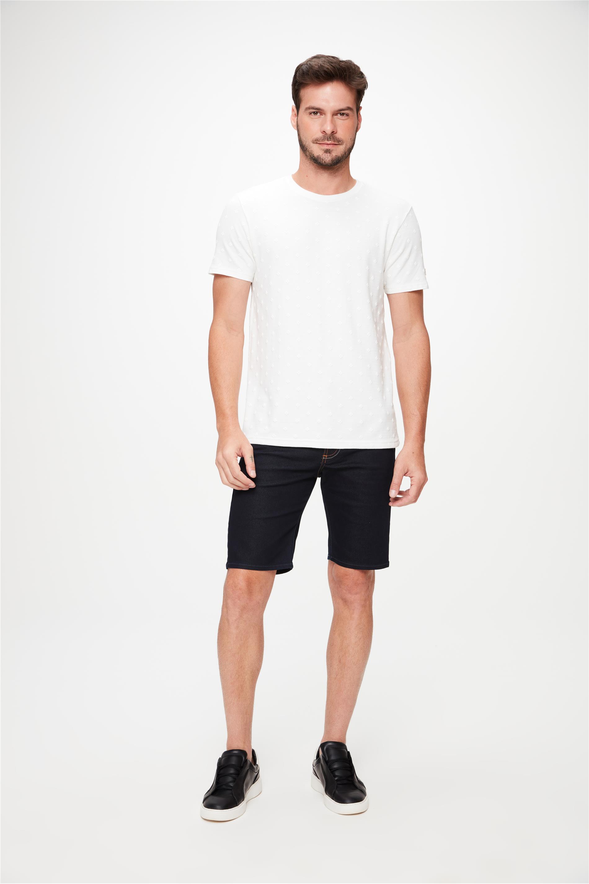 Bermuda Jeans Skinny G3 C25 Escura