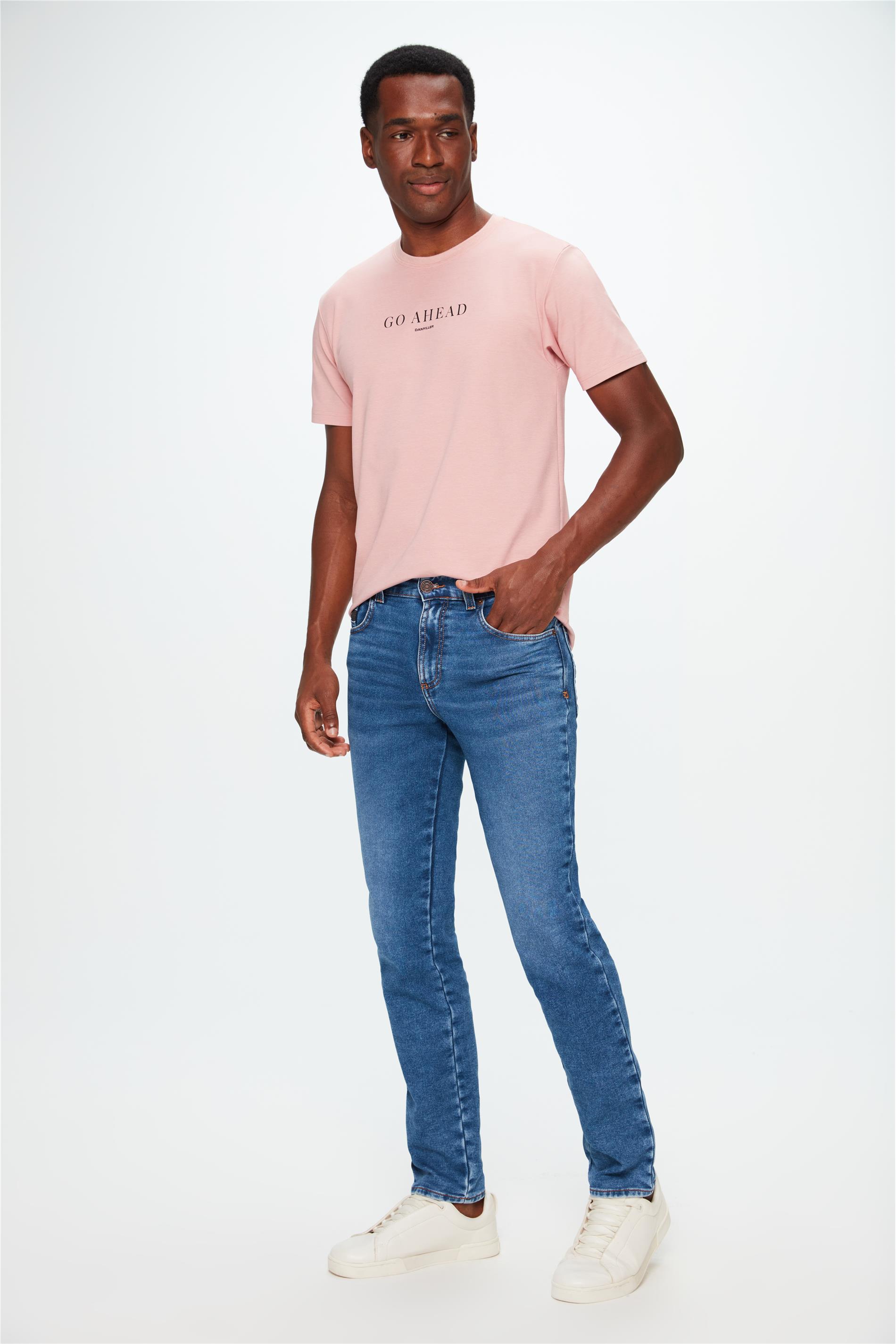 Calça Jeans Slim G3 C2 Azul Médio