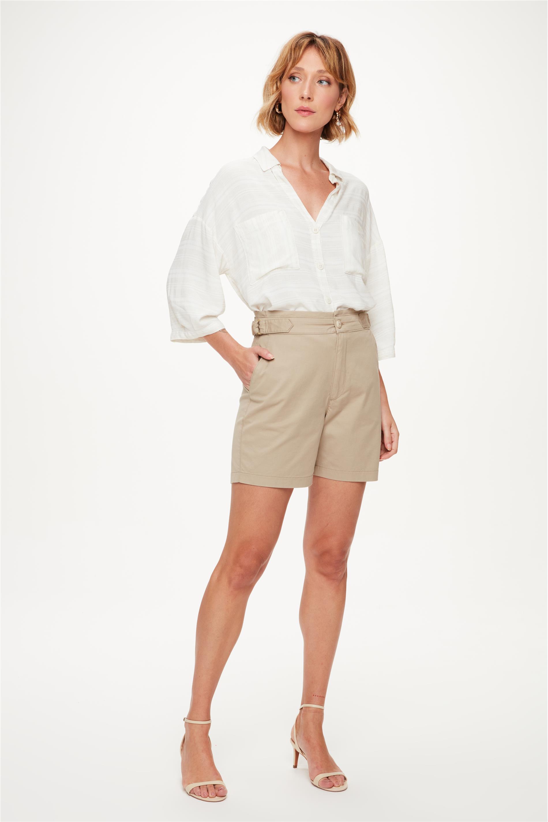 Bermuda Feminina Clochard Alta C15