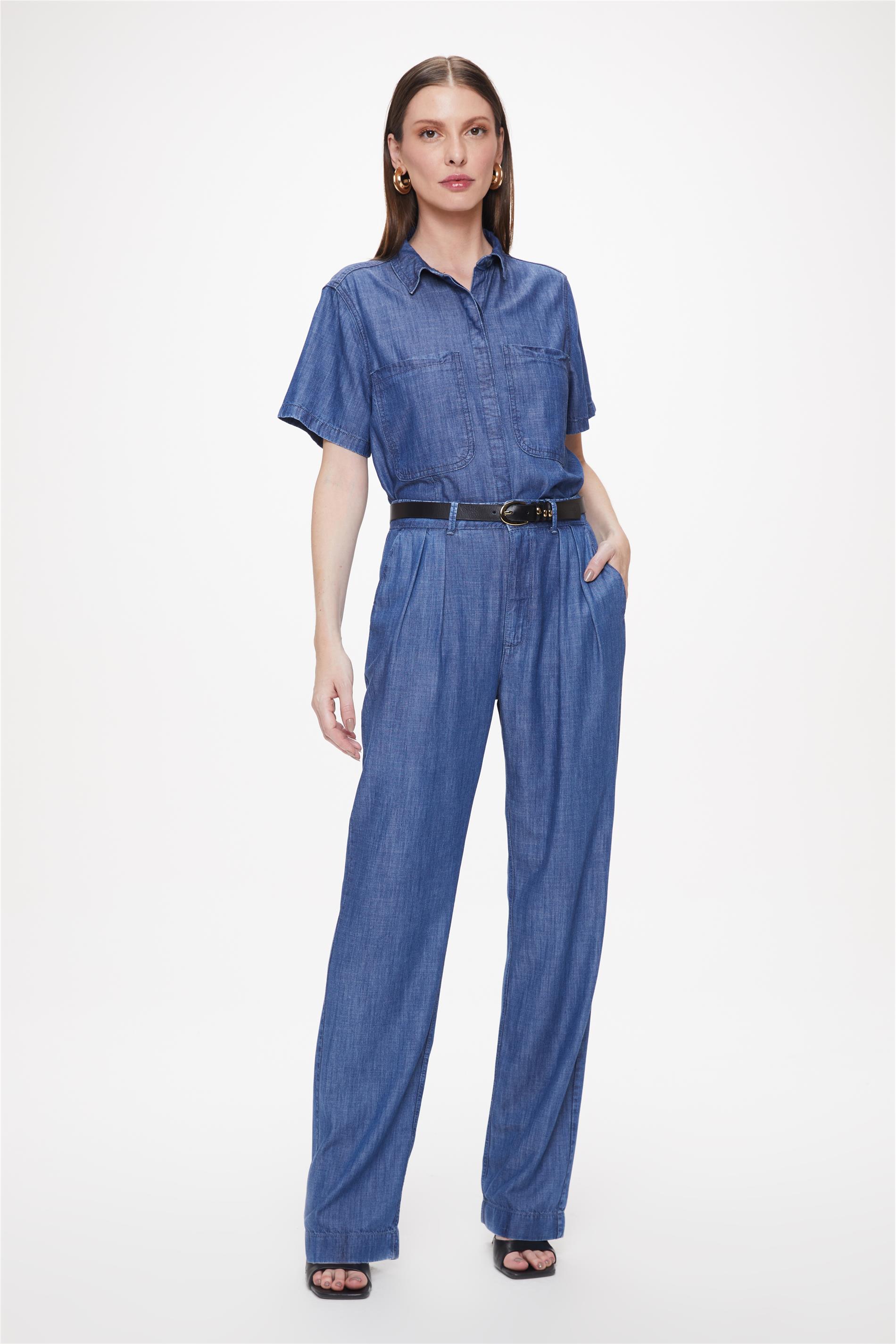 Calça Jeans Feminina Reta G5 Leve