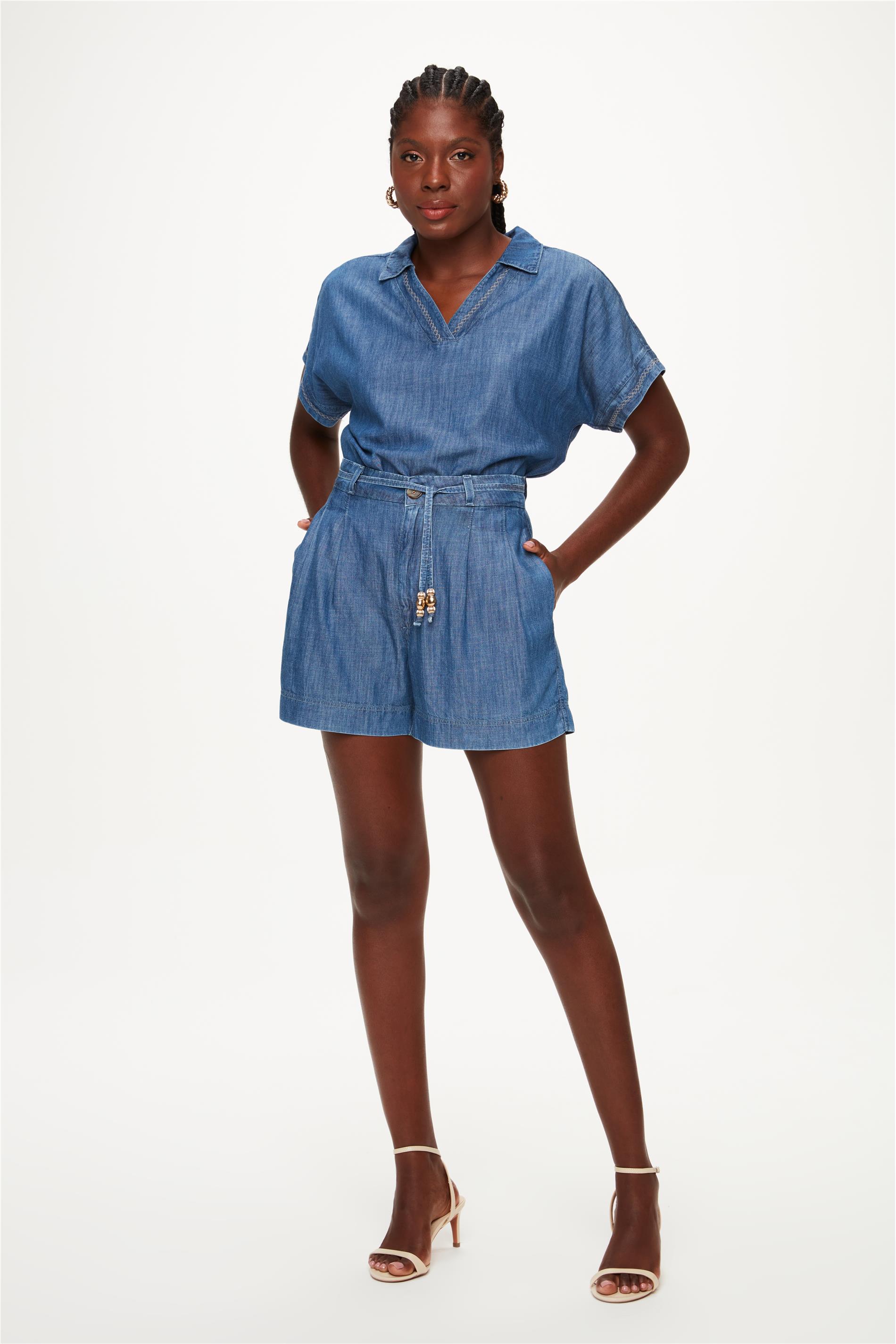Short Jeans Solto G5 Alfaiataria