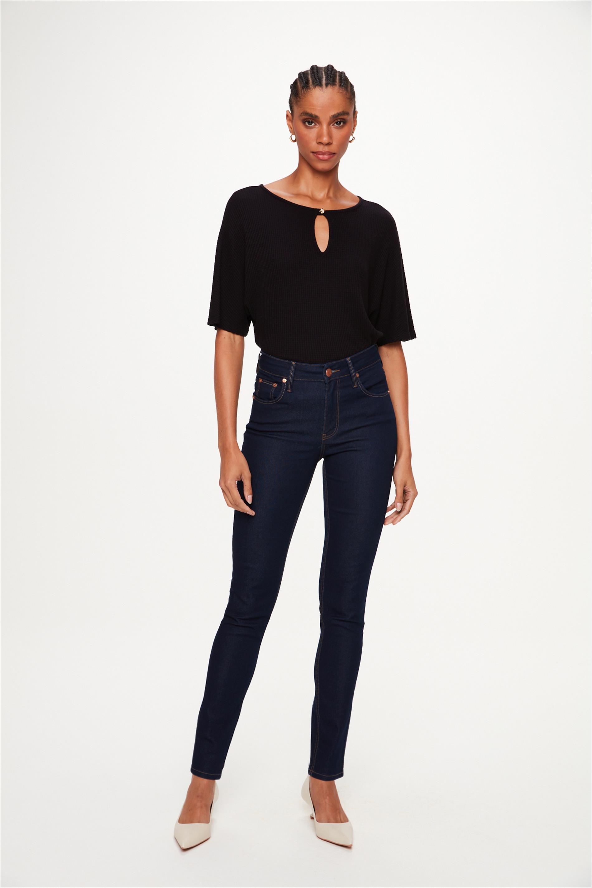 Calça Jeans Skinny G4 Elastano Escura