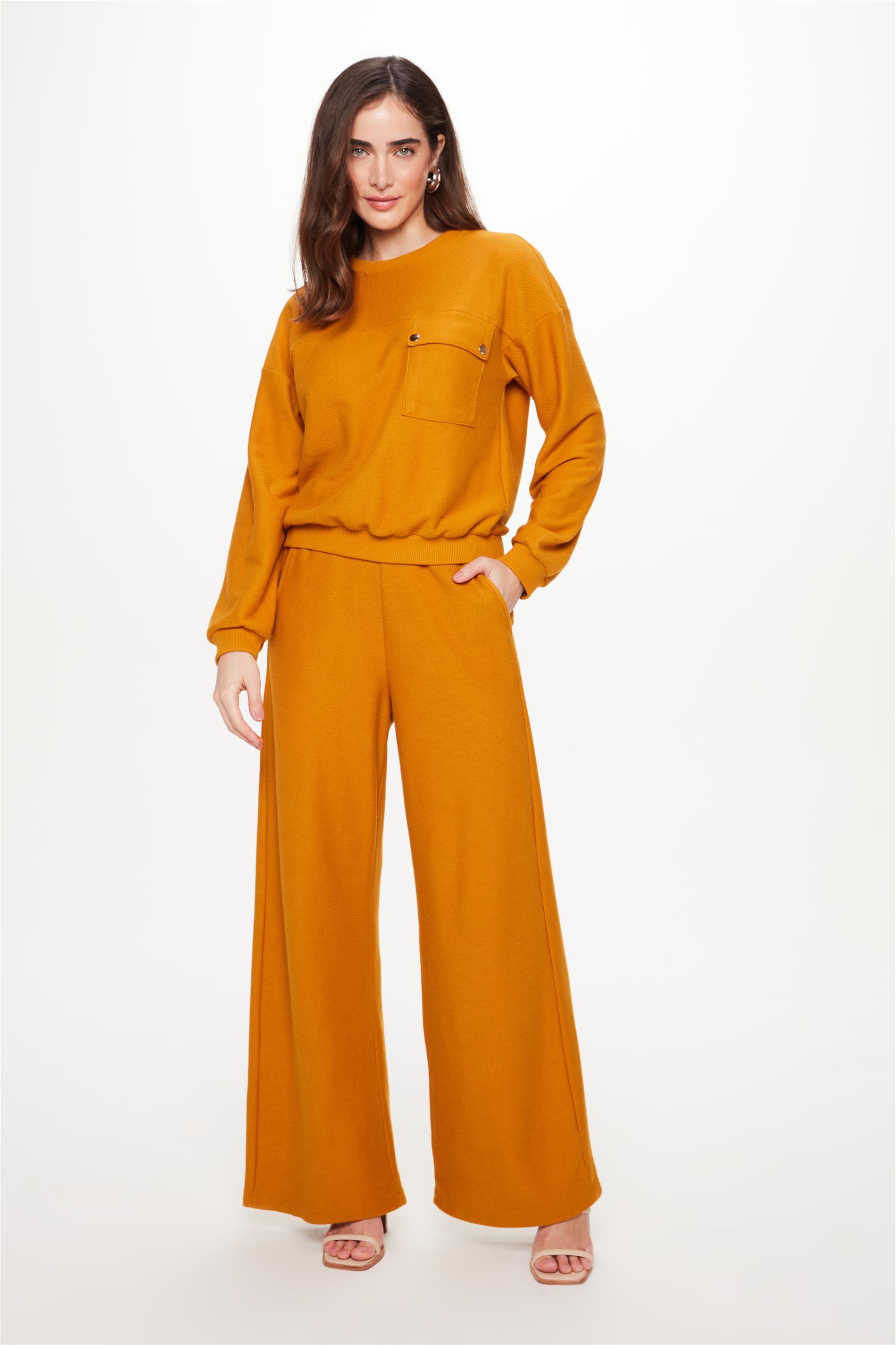 Calça Pantalona de Malha G4 C1