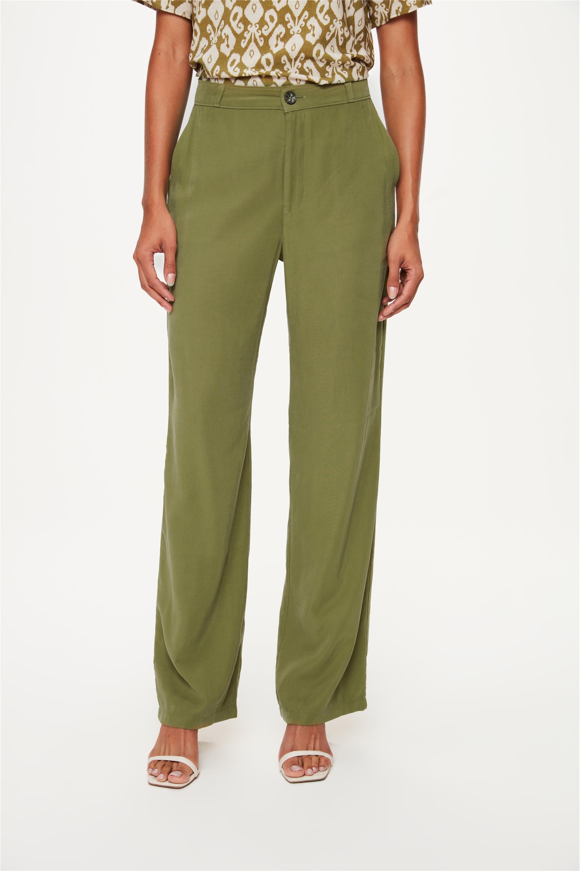 Calça Feminina Alfaiataria Corte Reto