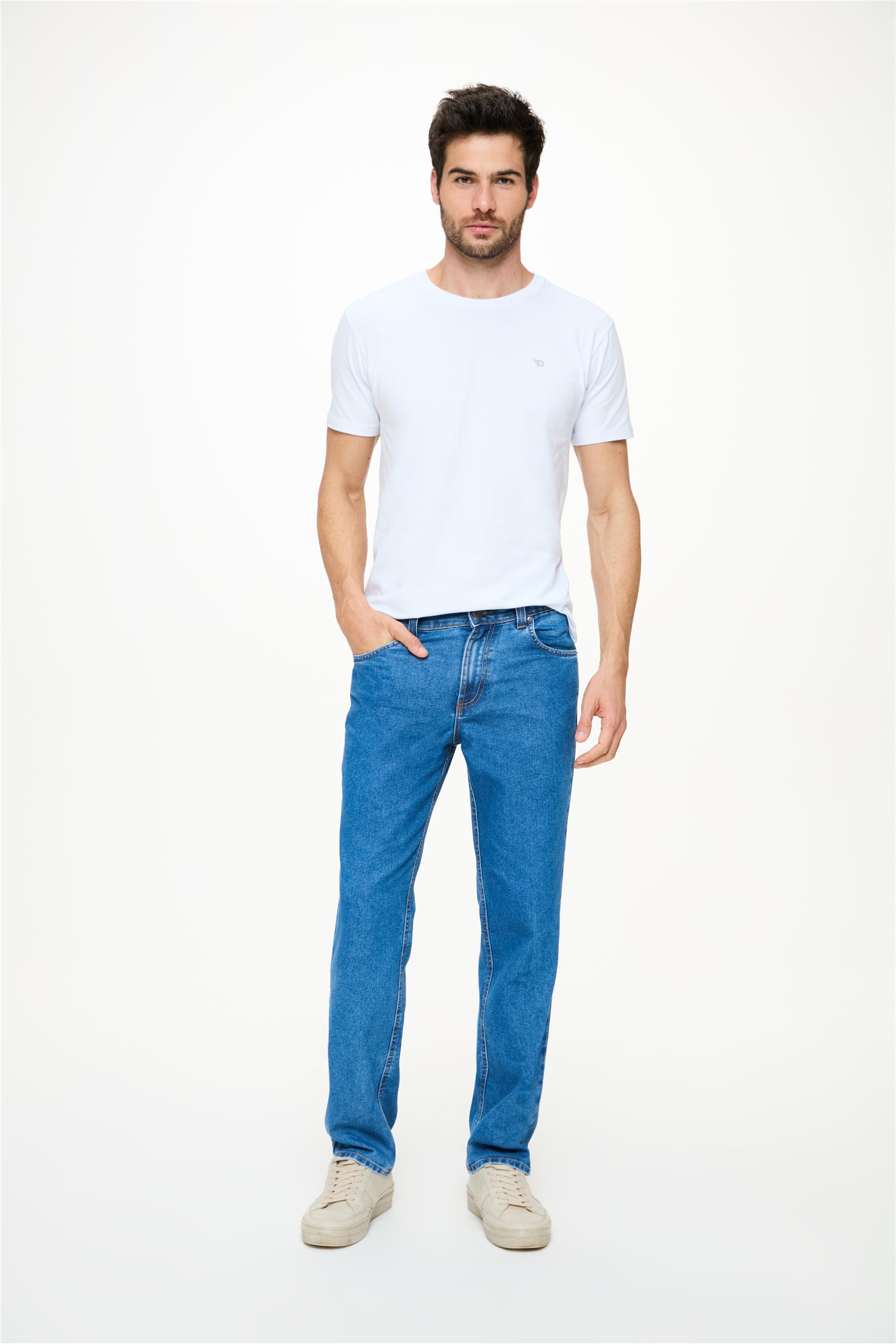 Calça Jeans Masculina Reta G3 C1 Básica