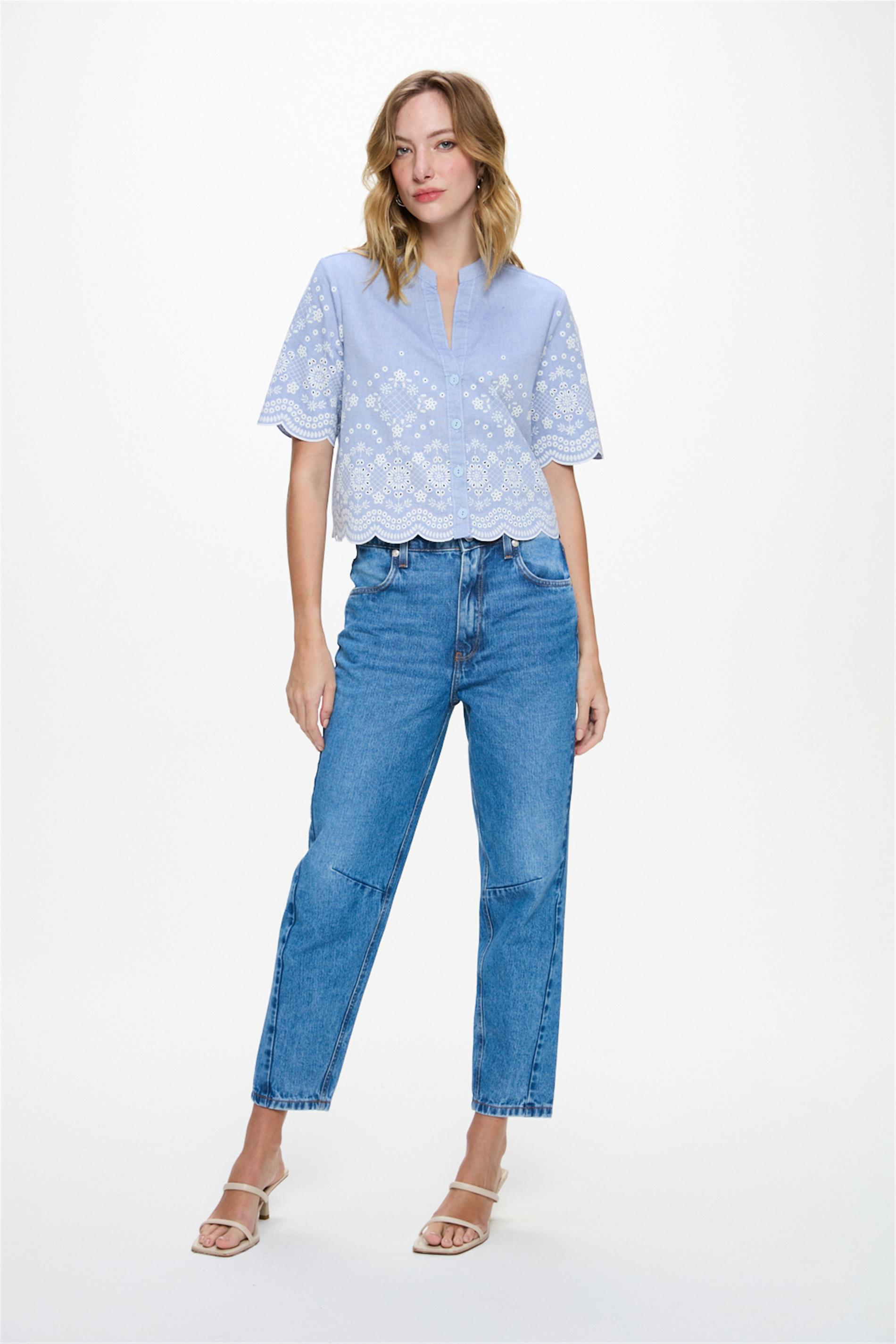 Calça Jeans Feminina Slim G5 Cropped