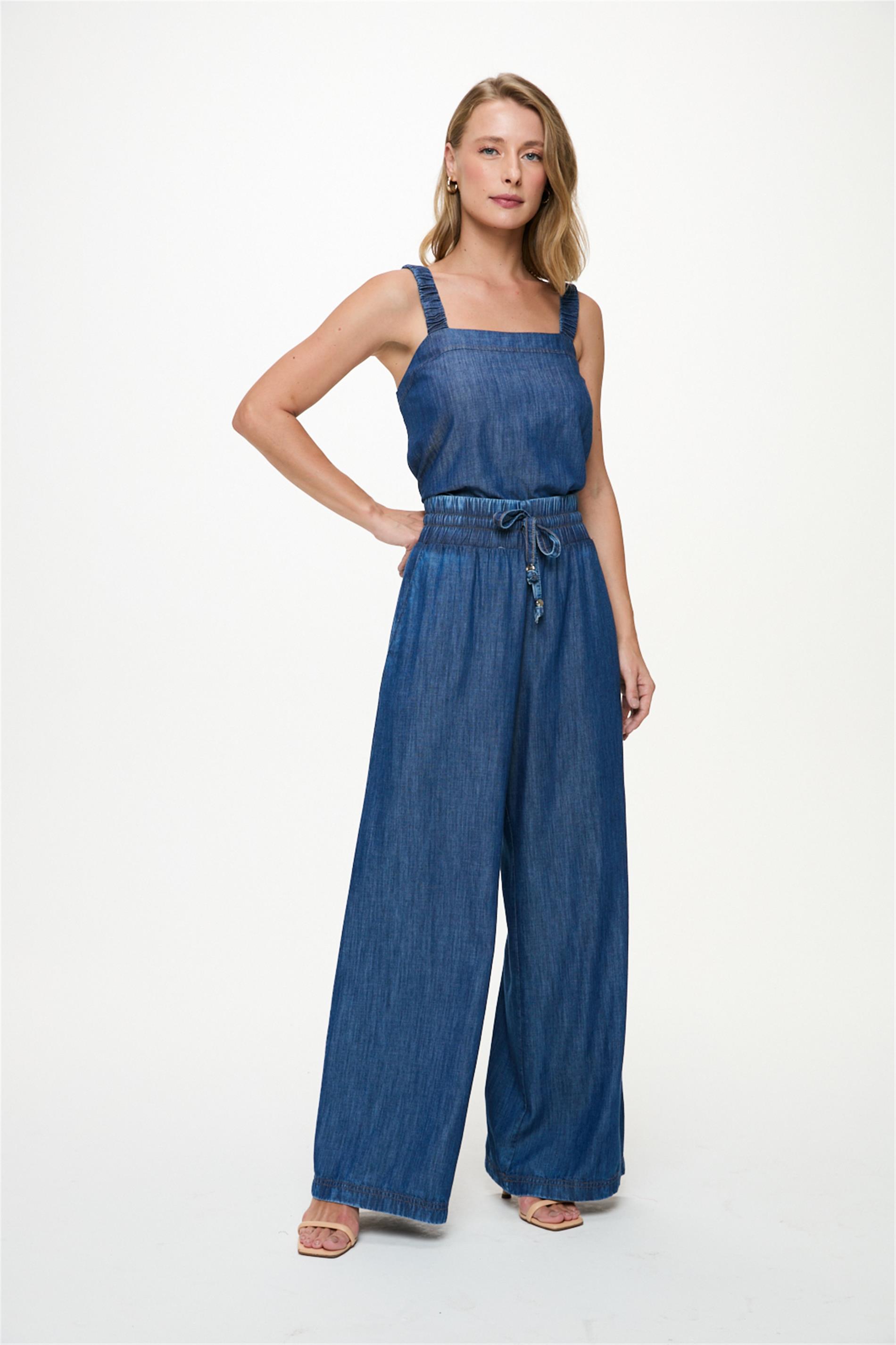 Calça Jeans Pantalona G5 C1 Feminina