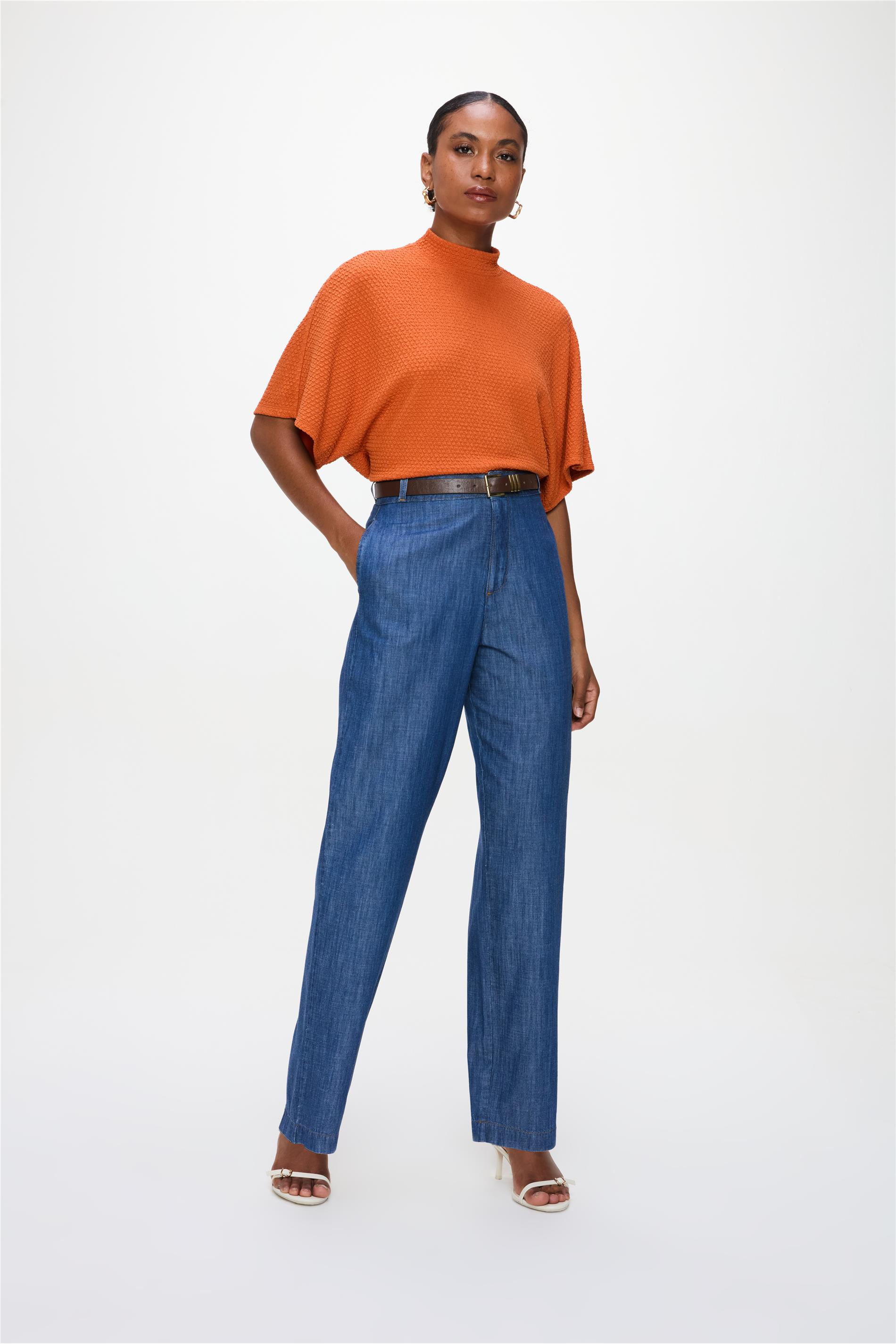 Calça Jeans Feminina Reta G5 C1