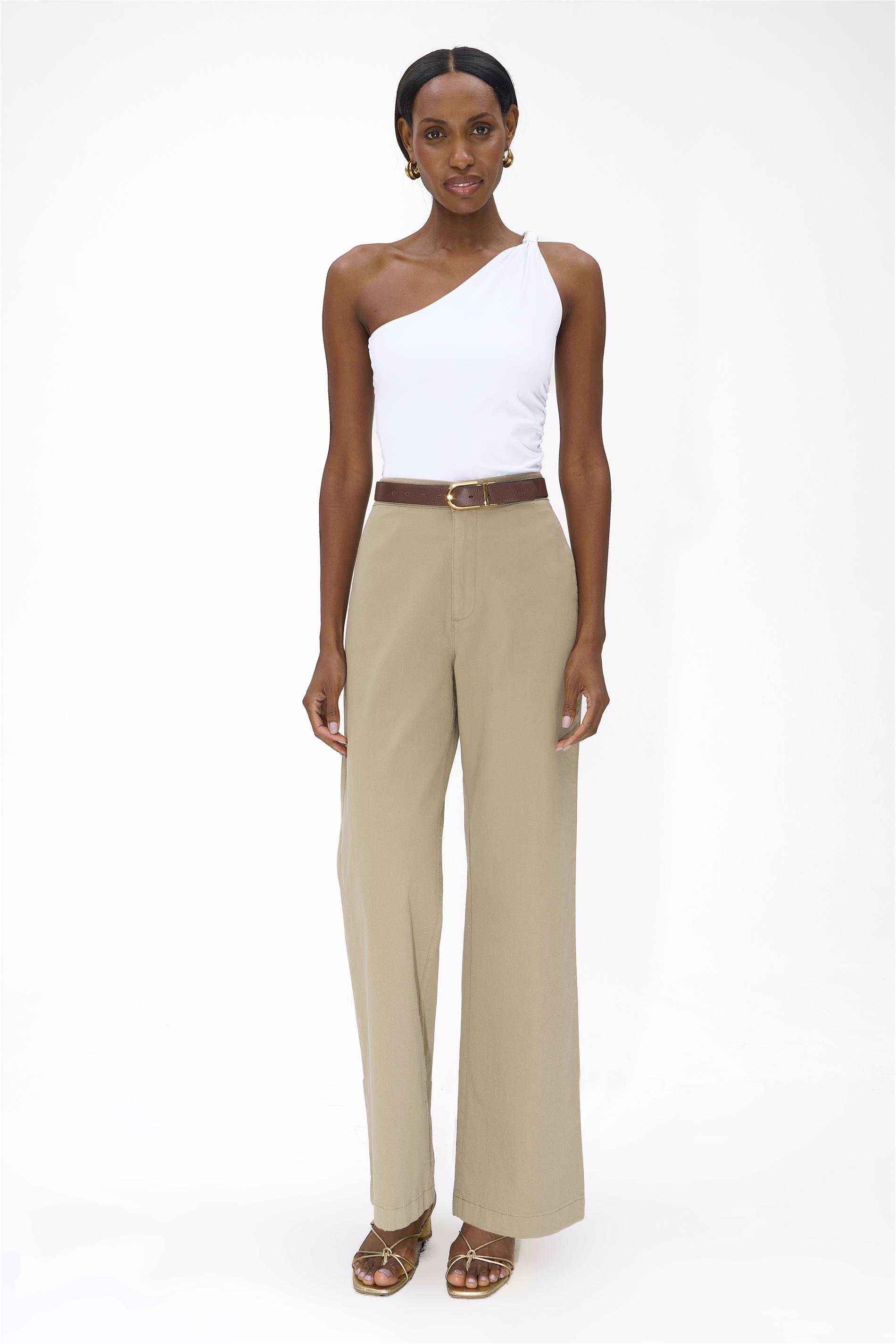 Calça Feminina de Sarja Reta G5 C1