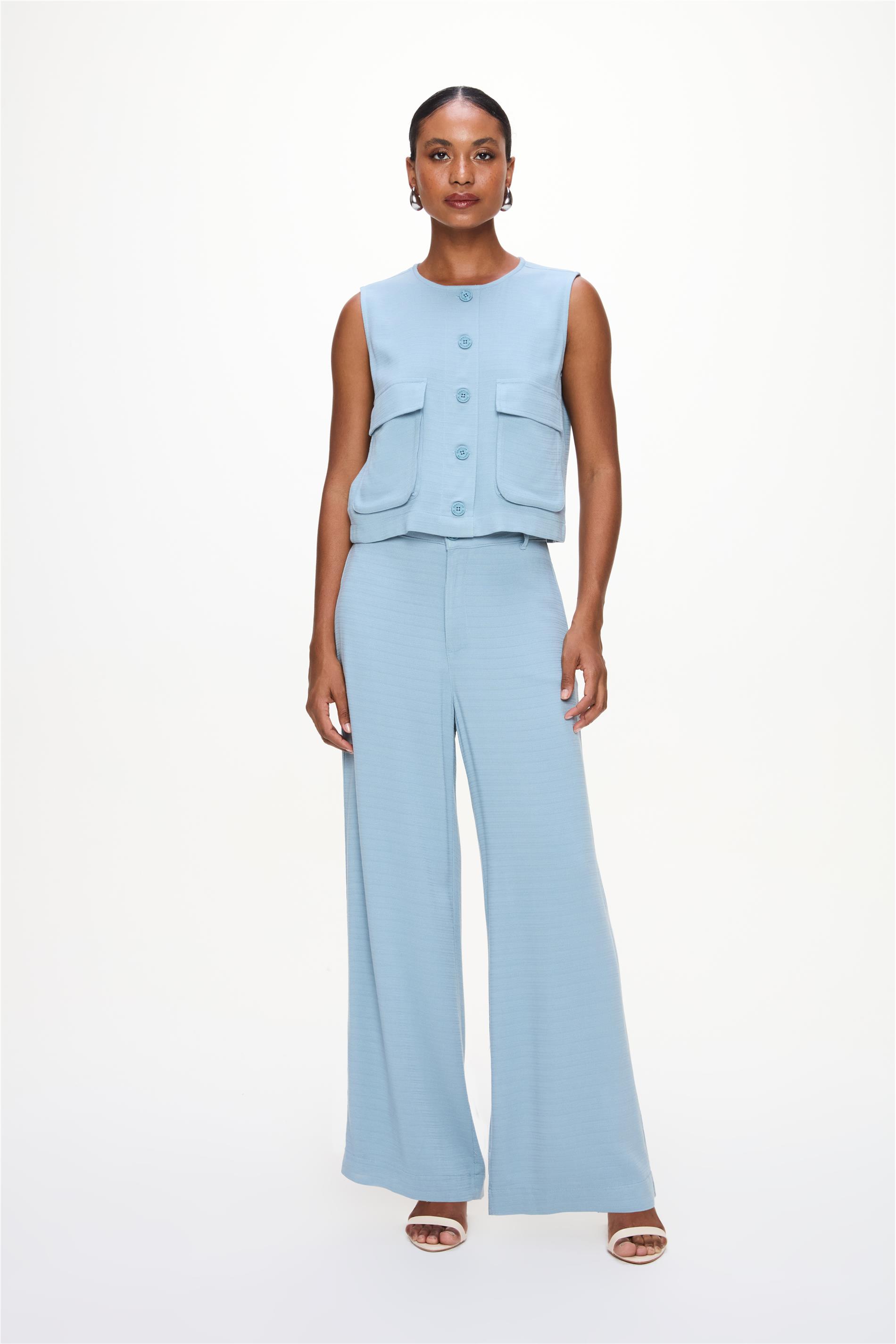 Calça Pantalona de Viscose G5 C1