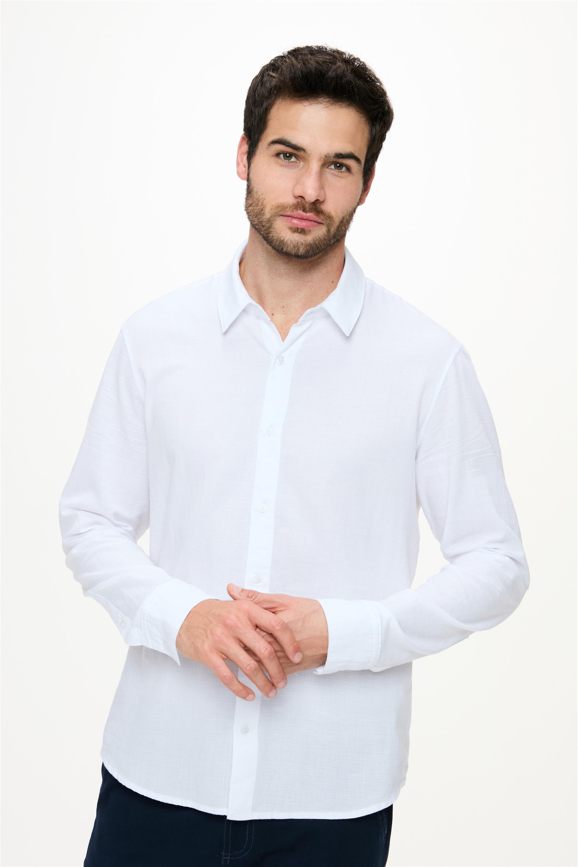 Camisa Masculina 100% Algodão Basic