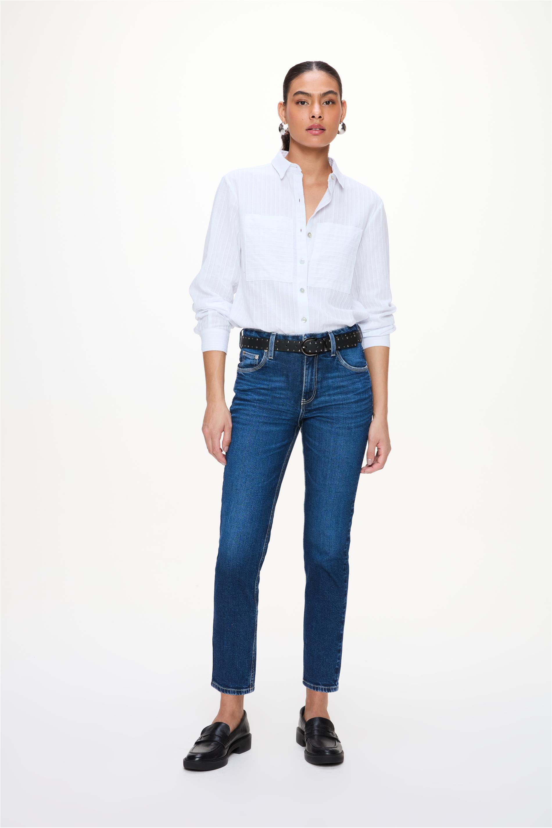 Calça Skinny G4 Cropped Feminina