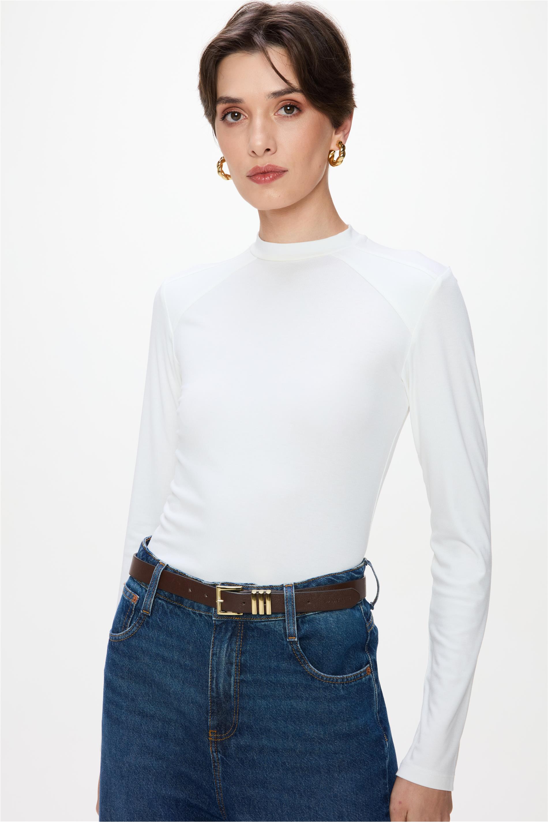 Blusa Feminina Manga Longa Raglan