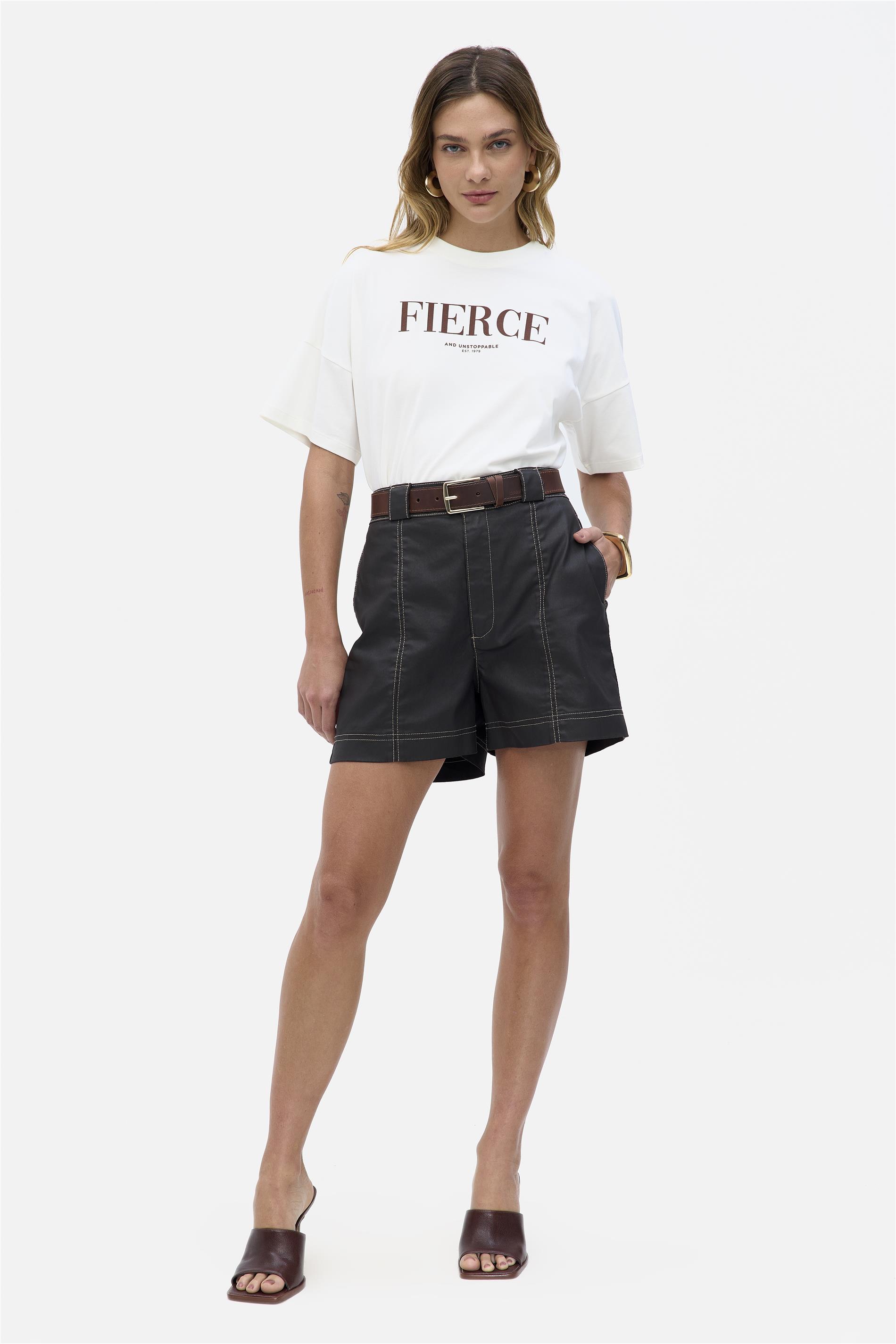 Short Jeans G5 Médio Resinado