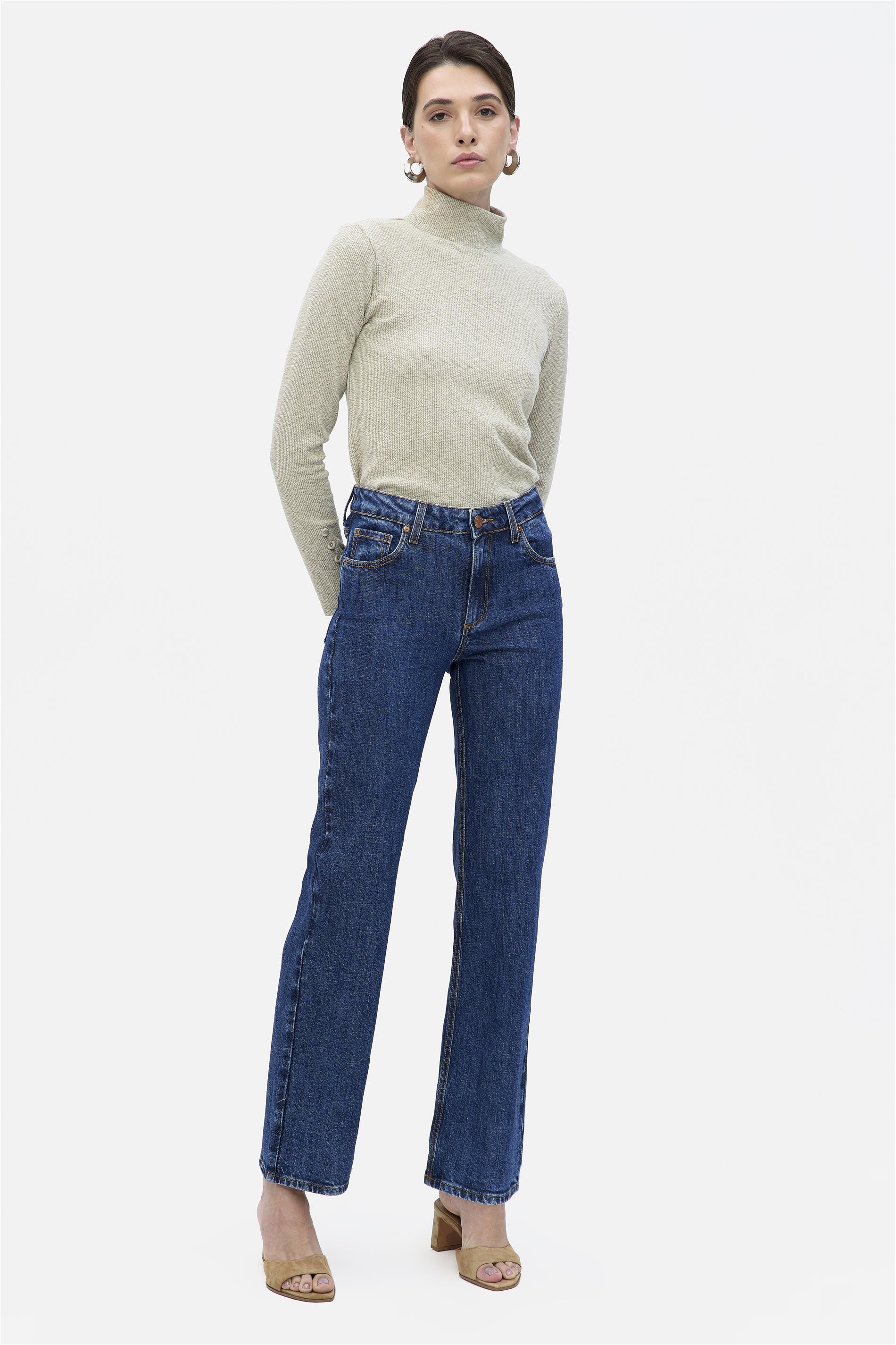 Calça Jeans Reta G4 C1 Sarjada