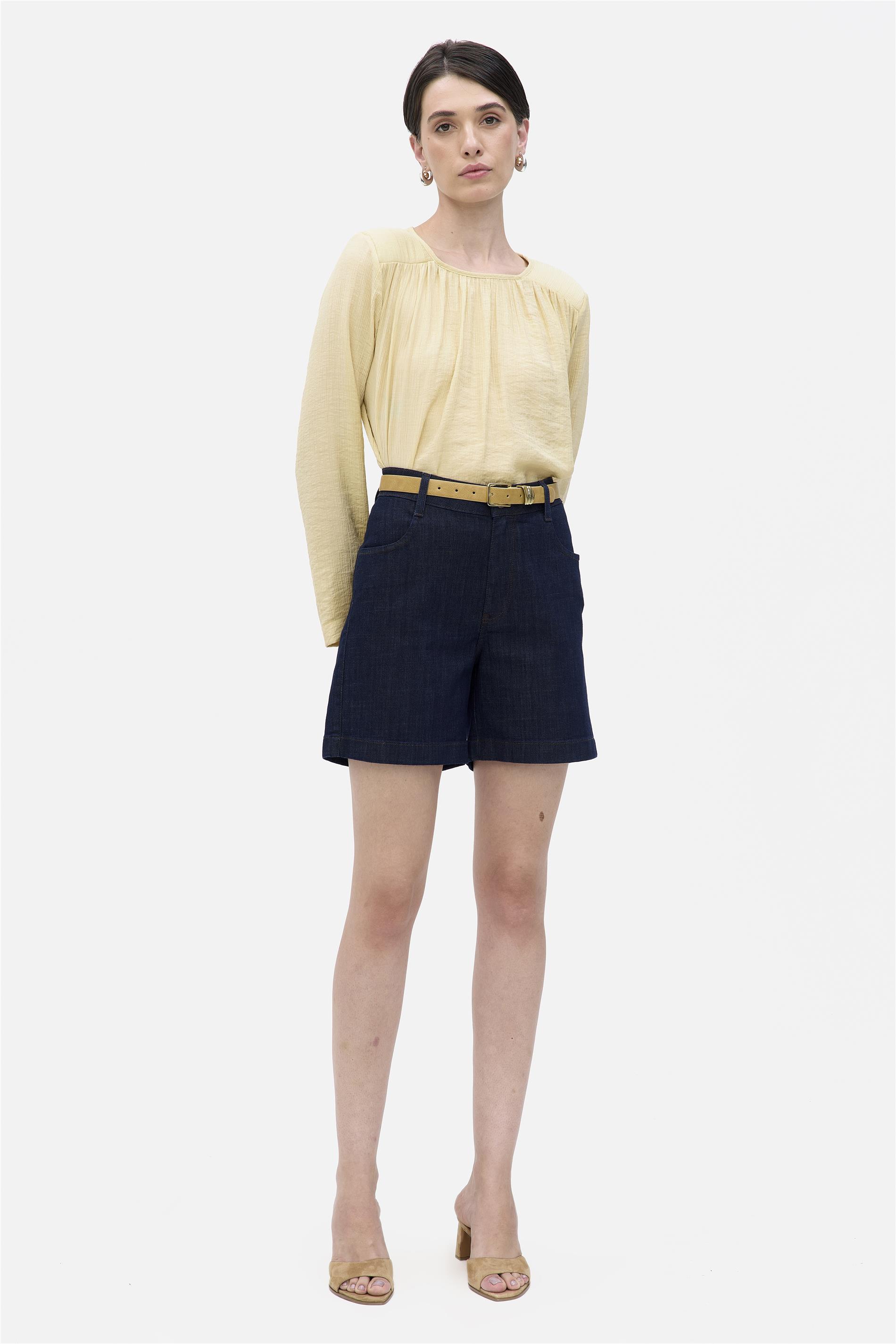 Bermuda Jeans Solta Feminina G5 C15