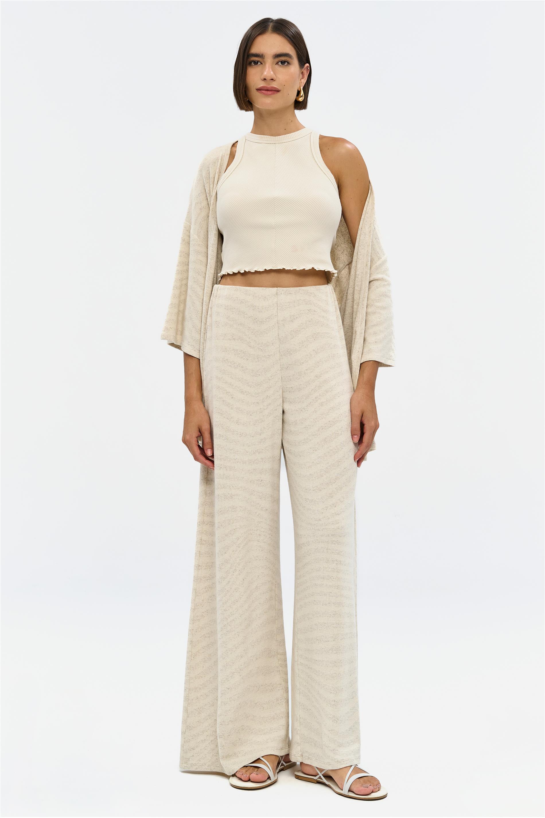Calça Pantalona G5 C1 Estampa Dunas