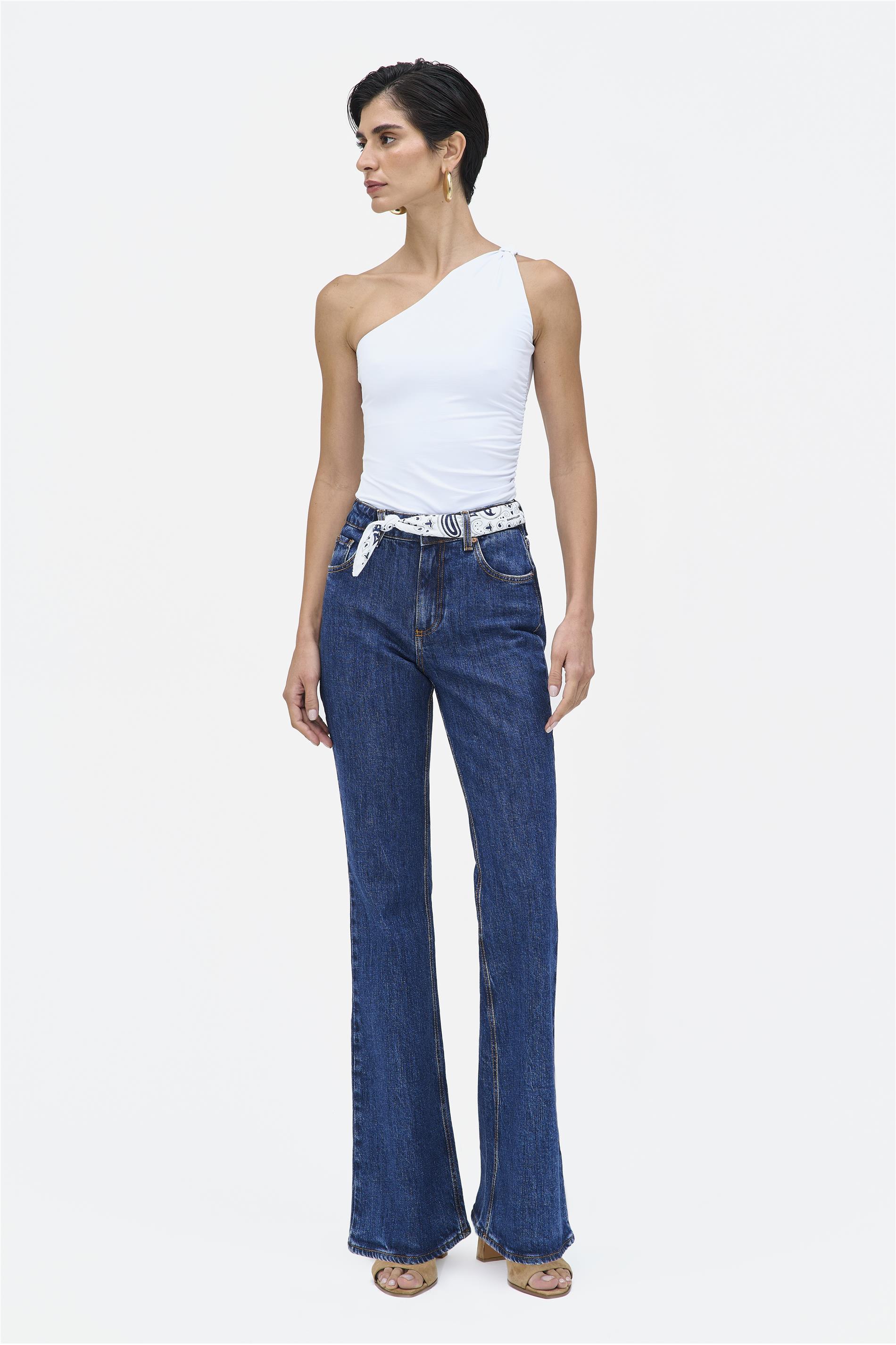 Calça Jeans Boot Cut Alta G4 C1