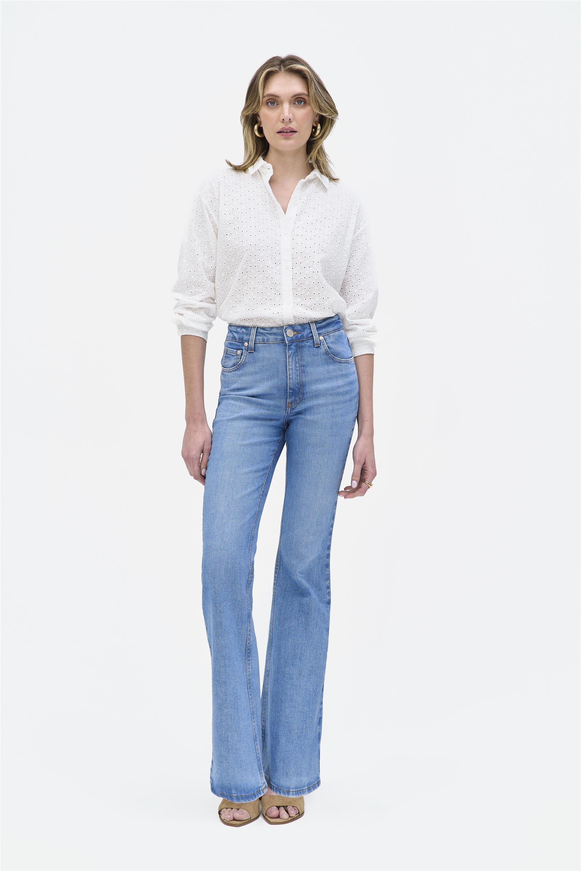 Calça Jeans Boot Cut G5 C1 Elastano