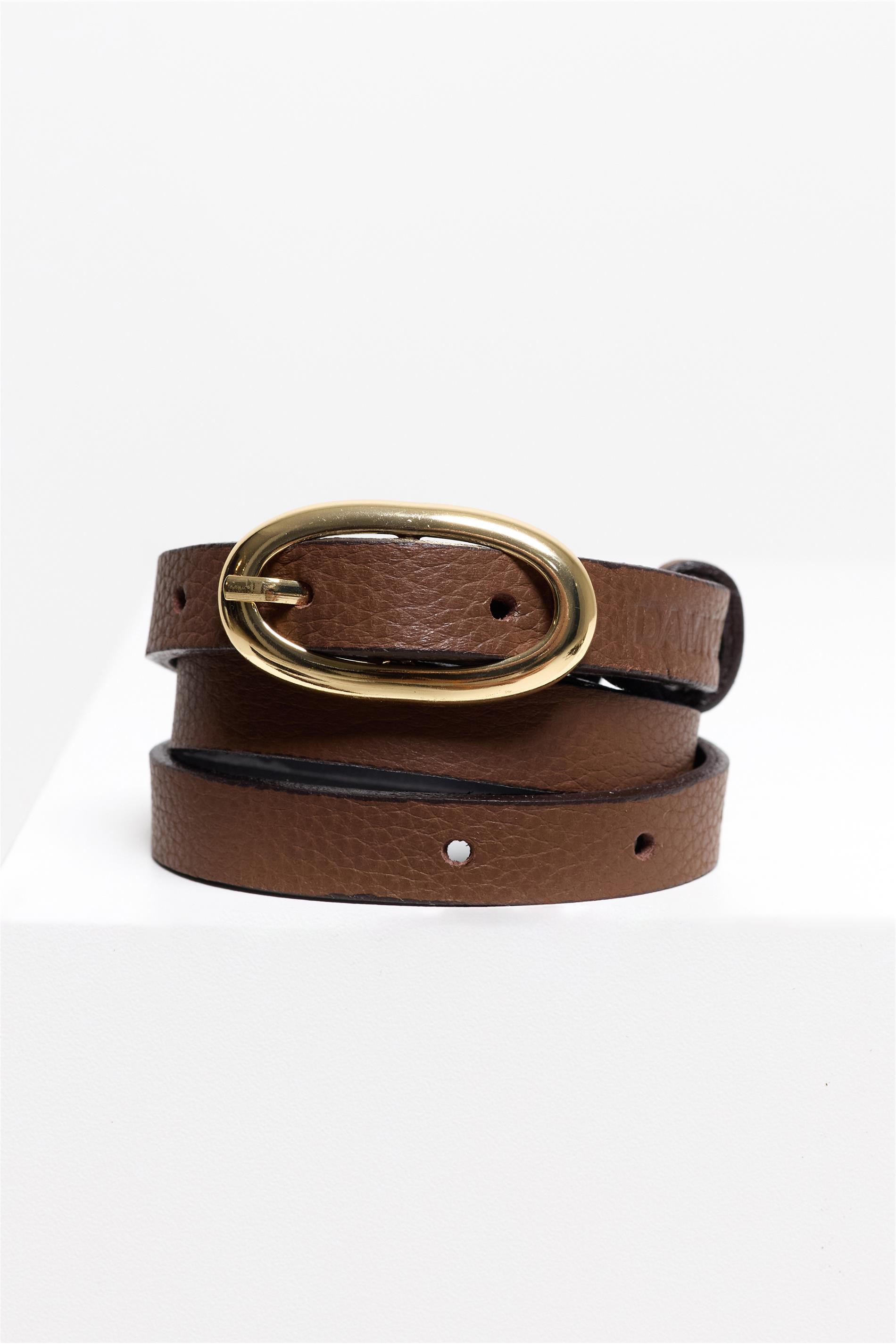 Cinto Feminino Fino com Textura
