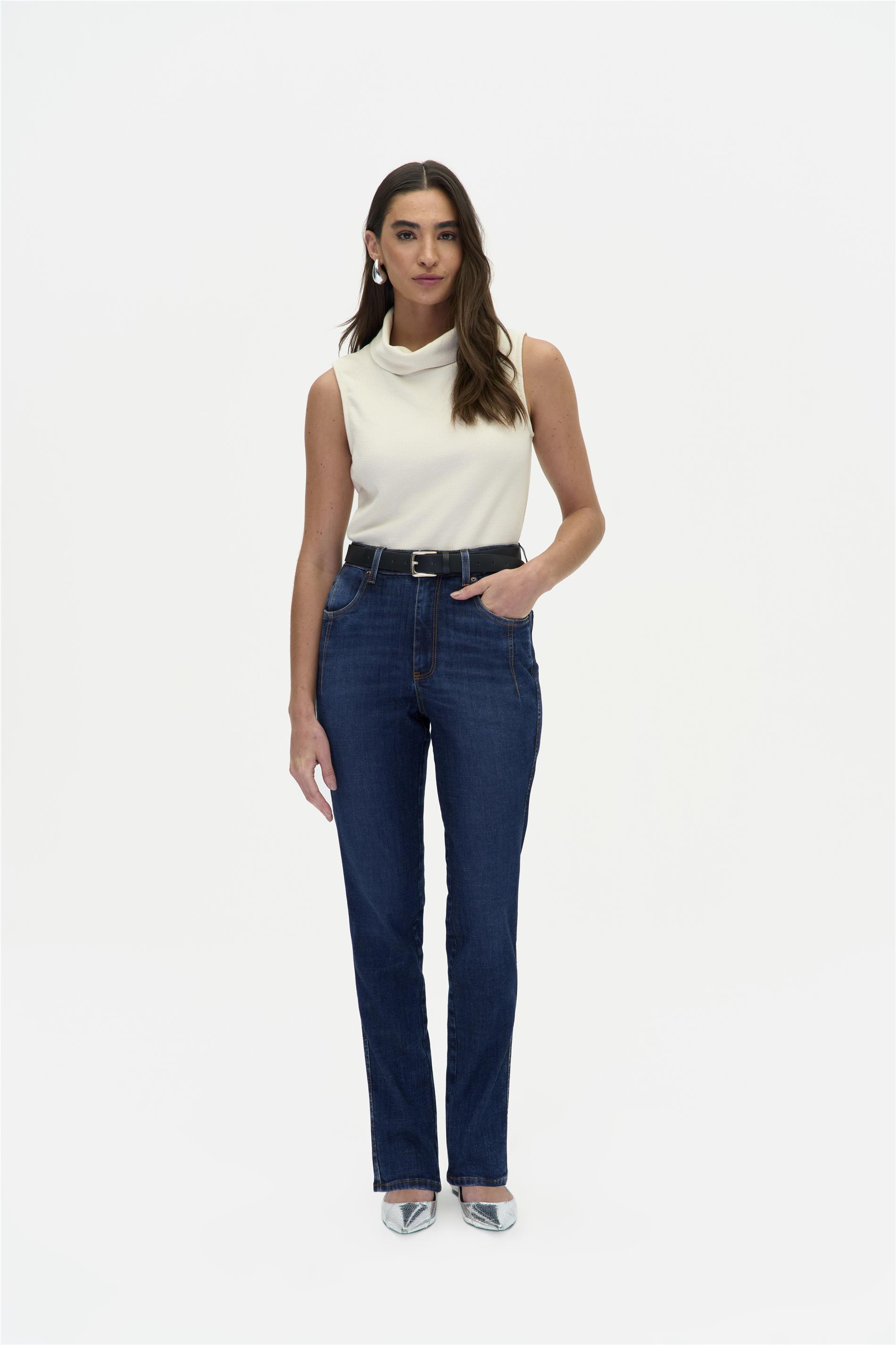 Calça Jeans Reta G4 C1 Feminina