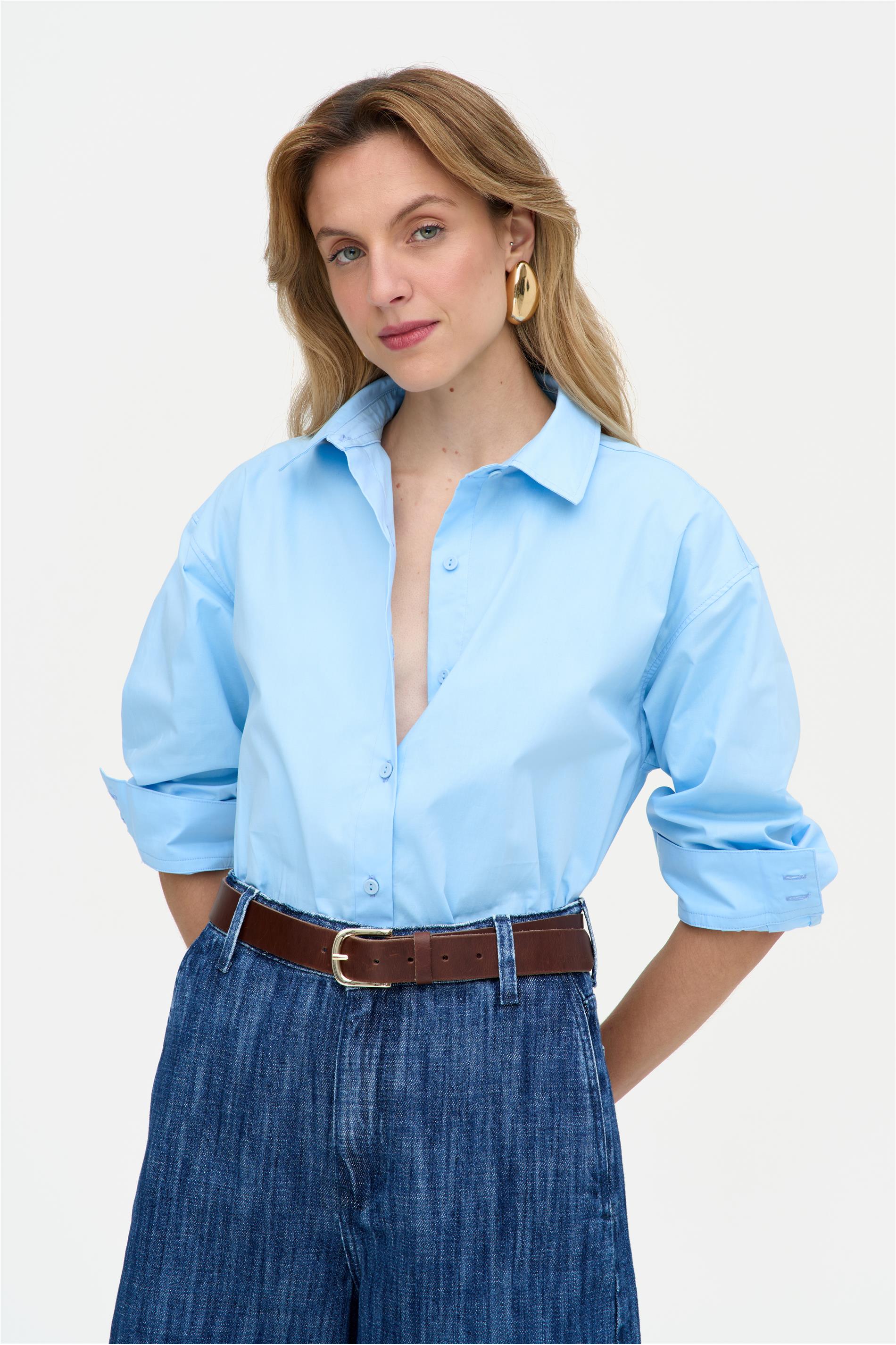 Camisa Feminina de Manga Longa
