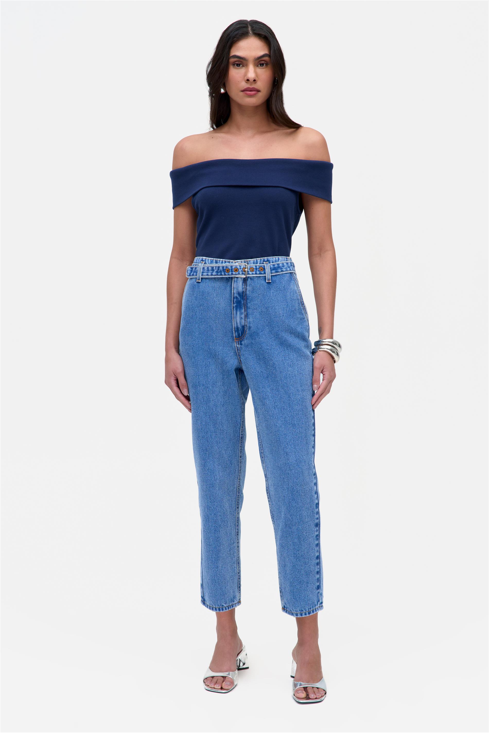 Calça Jeans Slim G5 Cropped Clara