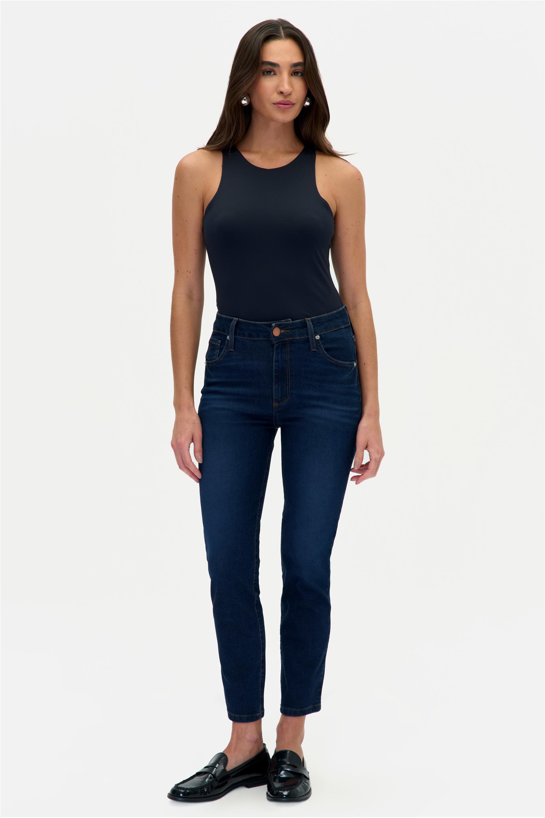 Calça Jeans Jegging G4 Cropped Feminina