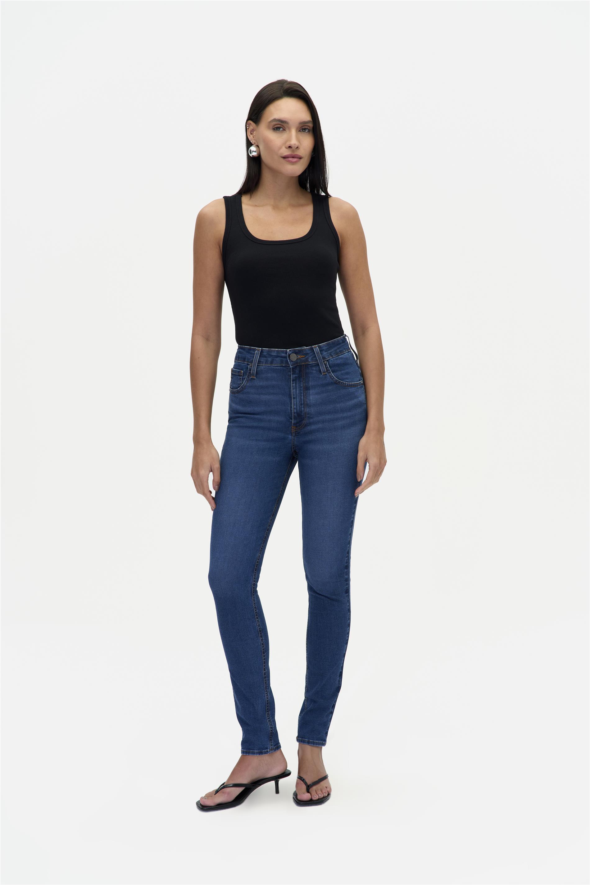 Calça Jeans Skinny G5 Cintura Altíssima