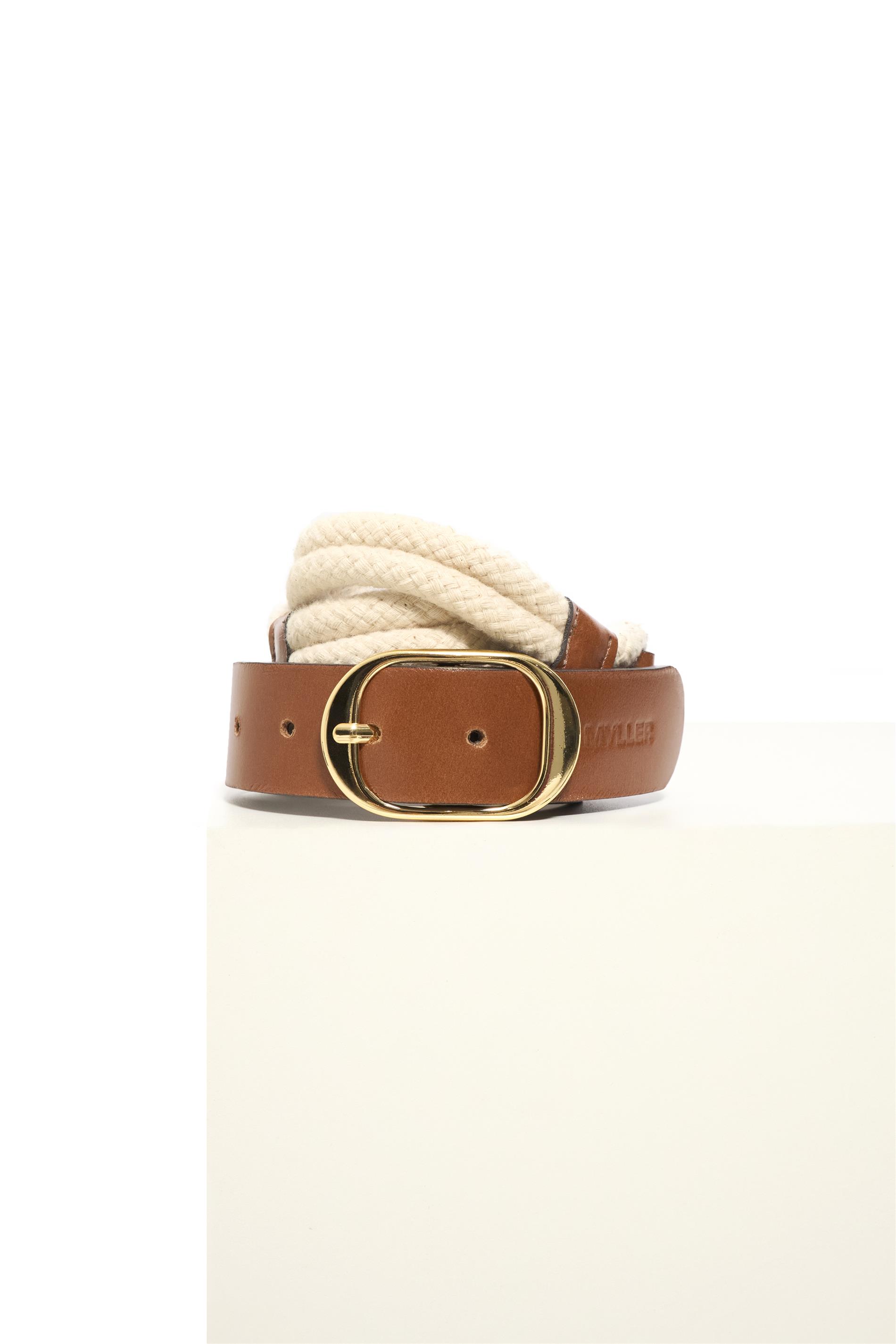 Cinto Feminino de Couro com Cadarço
