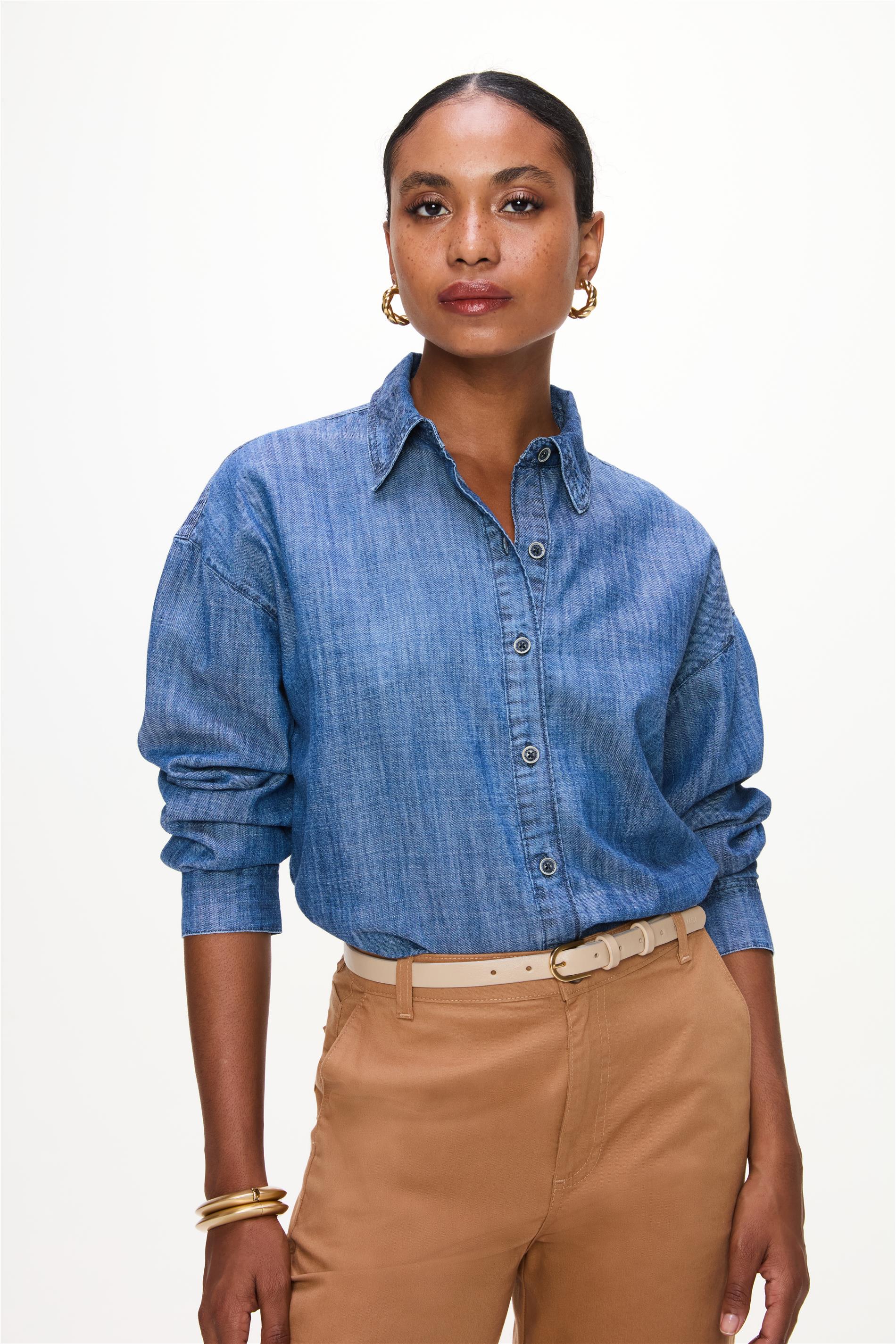 Camisa Feminina com Liocel Leve