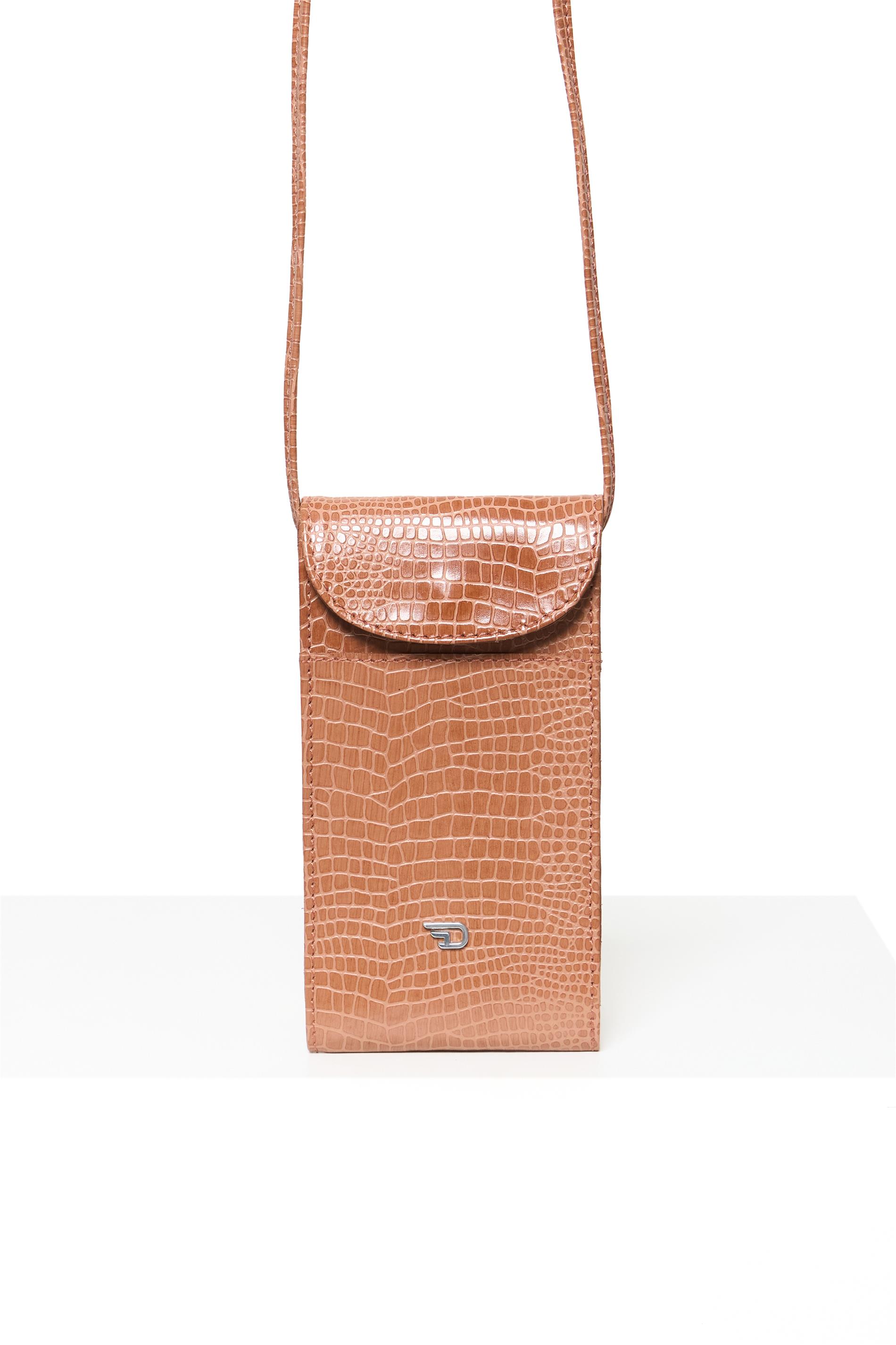Bolsa de Couro Transversal para Celular