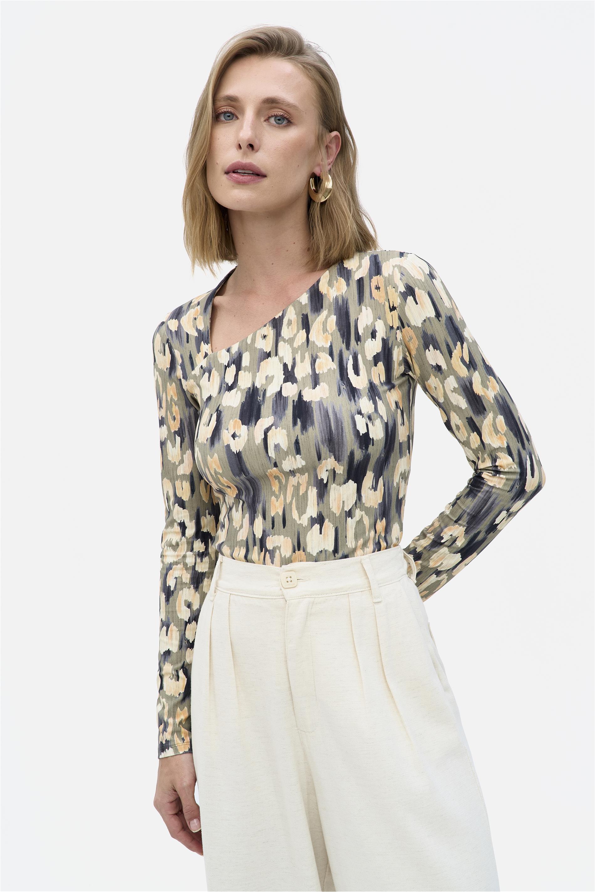 Blusa Animal Print Justa