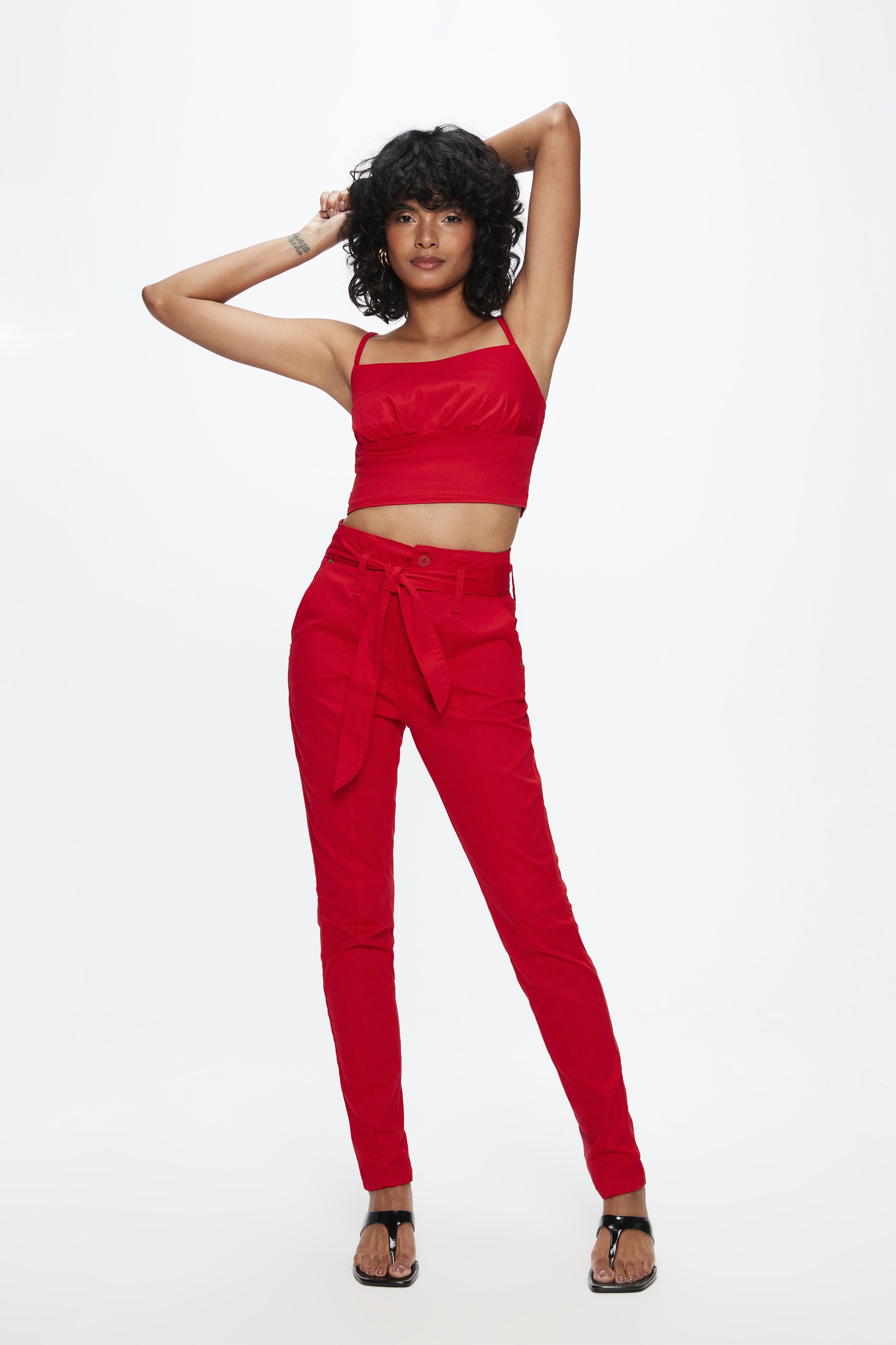 Calça Clochard de Sarja Feminina