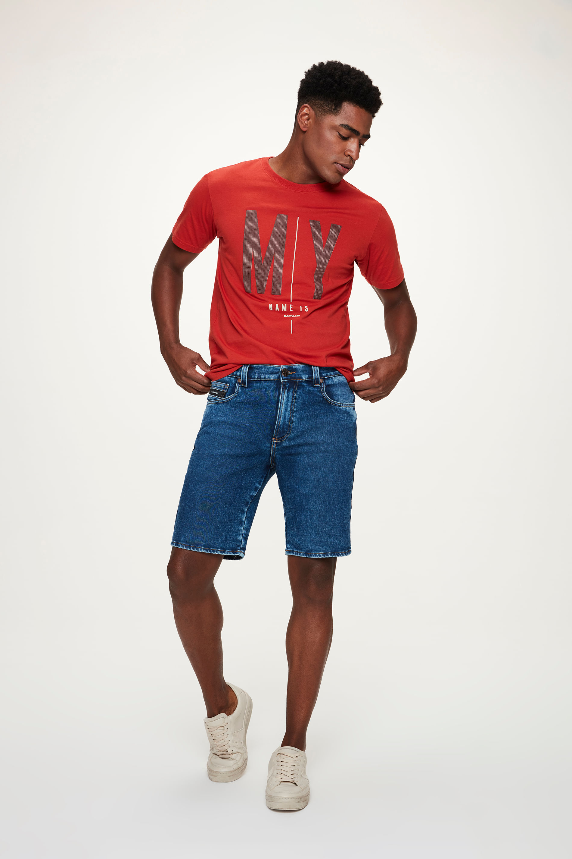 Bermuda Jeans Médio Slim G3 C25
