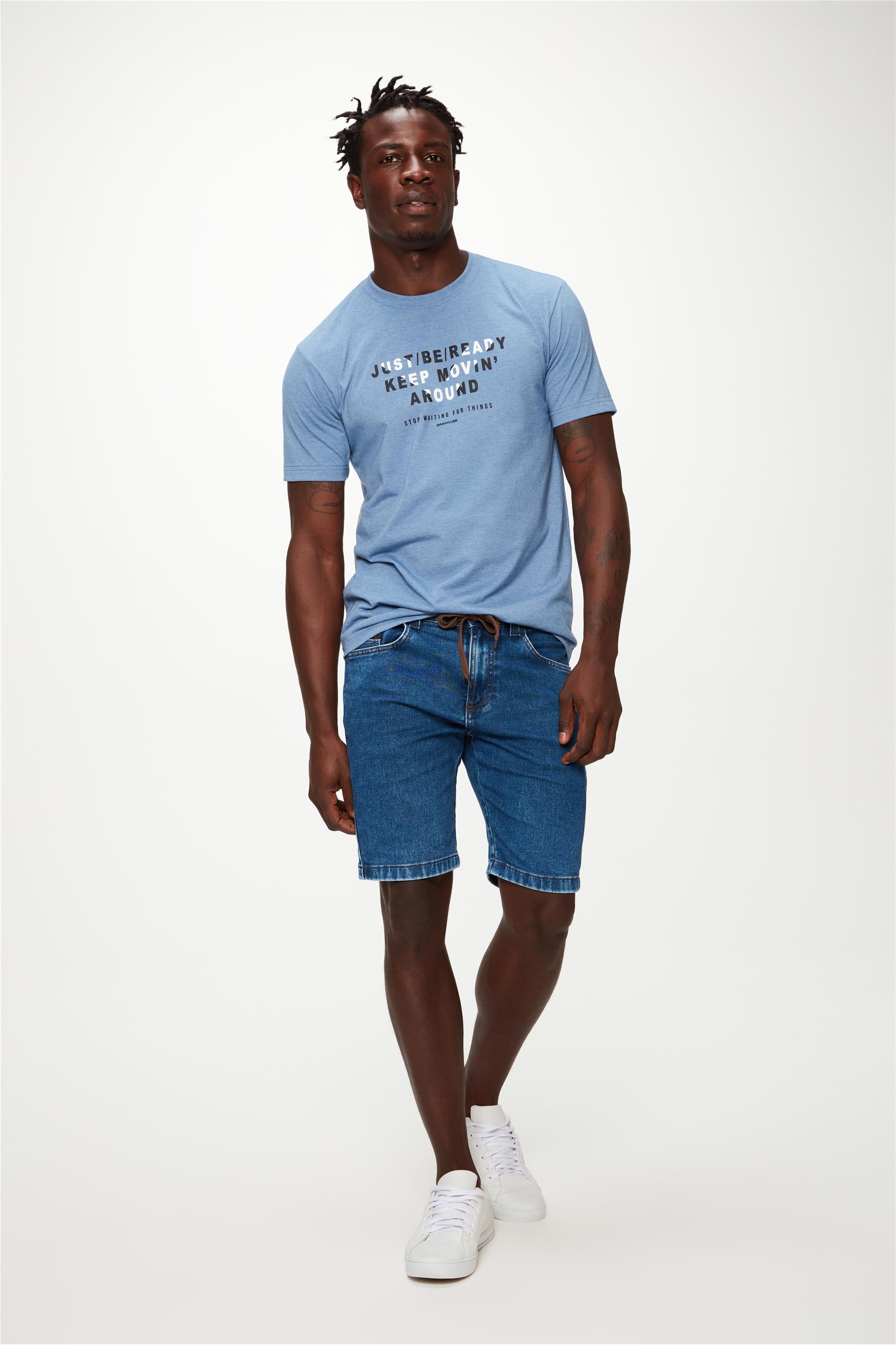 Bermuda Jeans Jogger Cintura Média C25