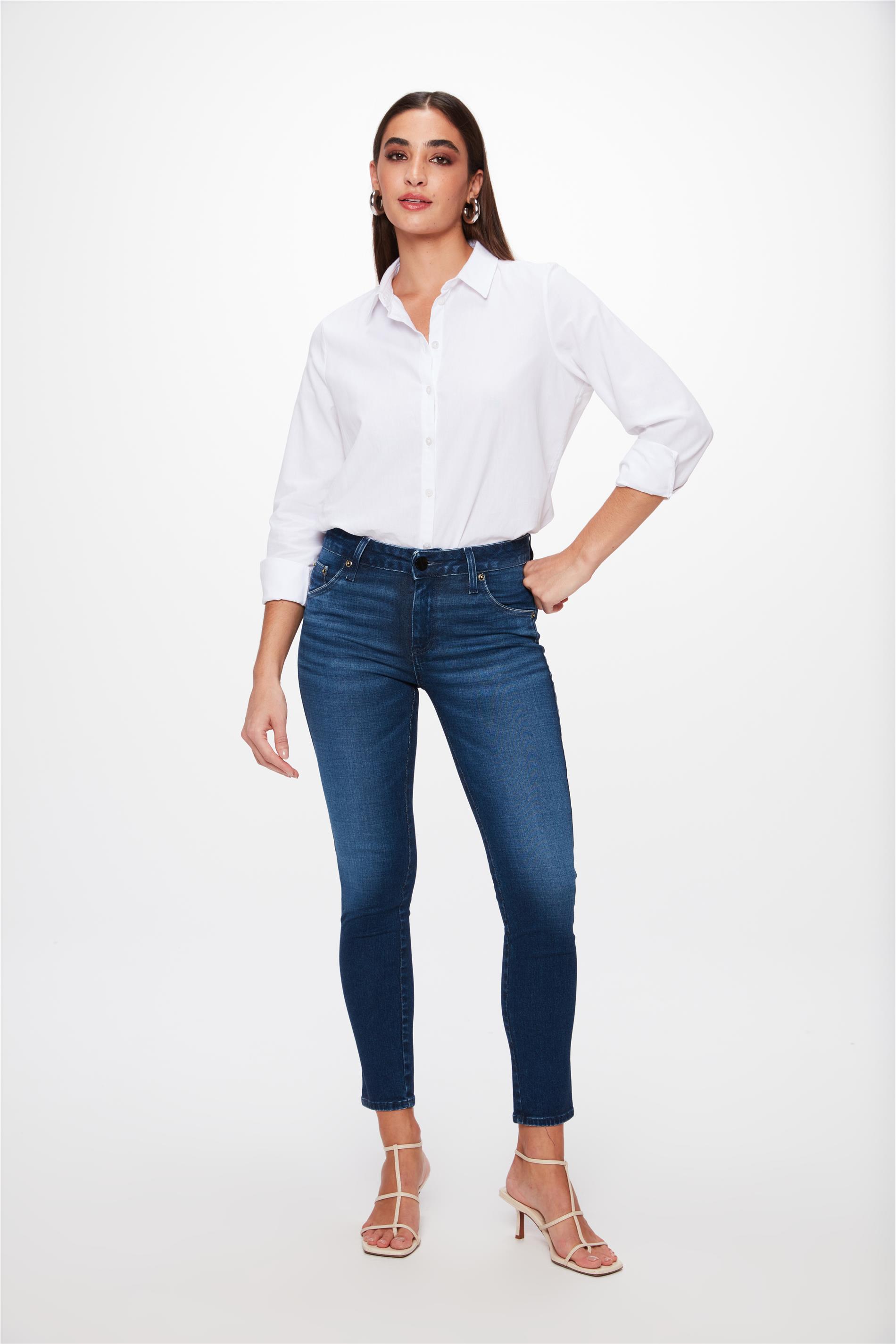 Calça Jeans Jegging G3 Feminina Cropped