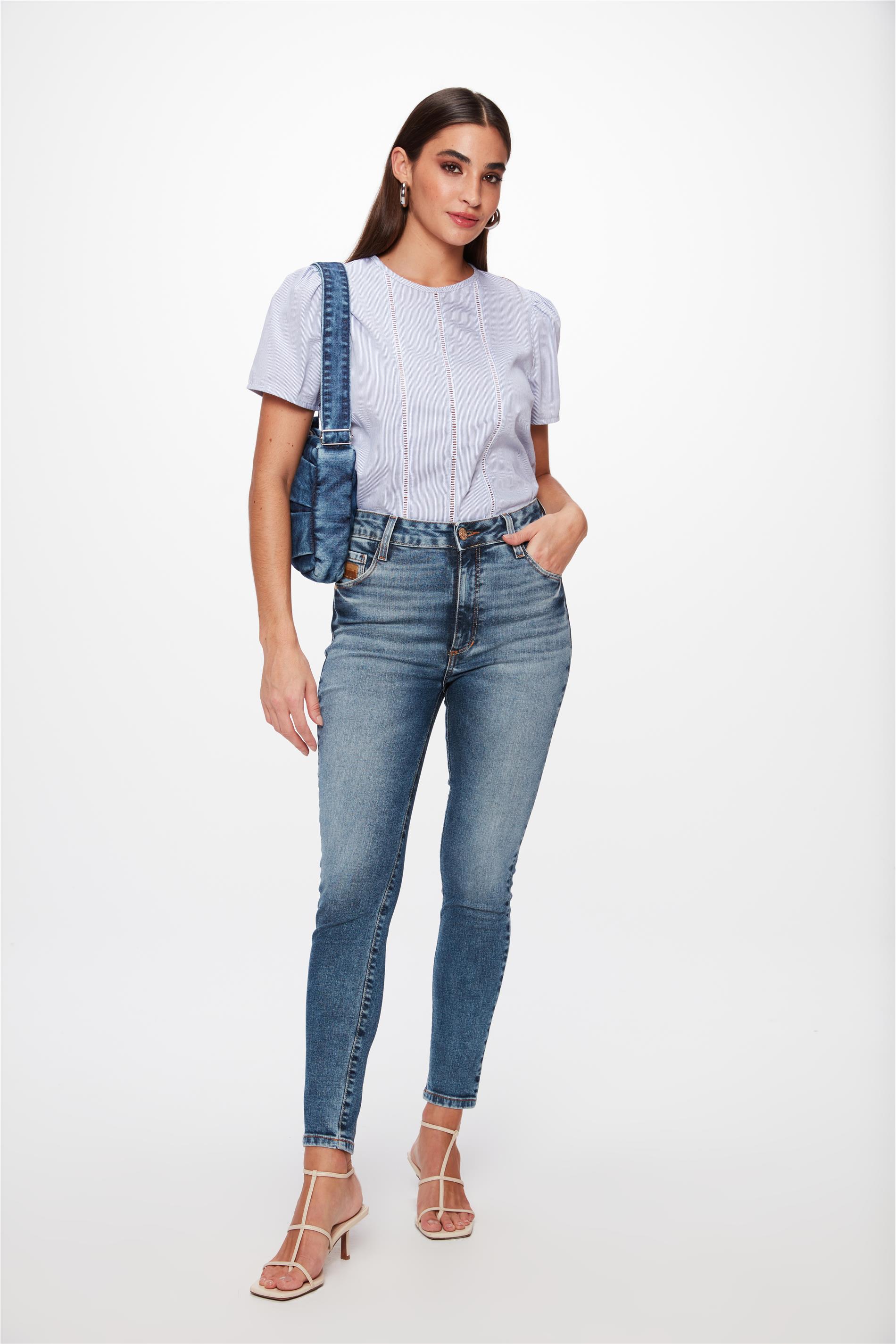 Calça Jeans G5 Jegging Cropped