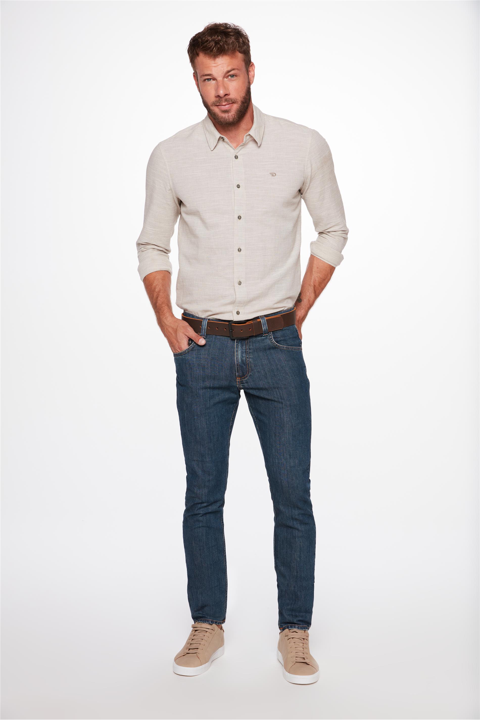 Calça Masculina Skinny G3 Escura