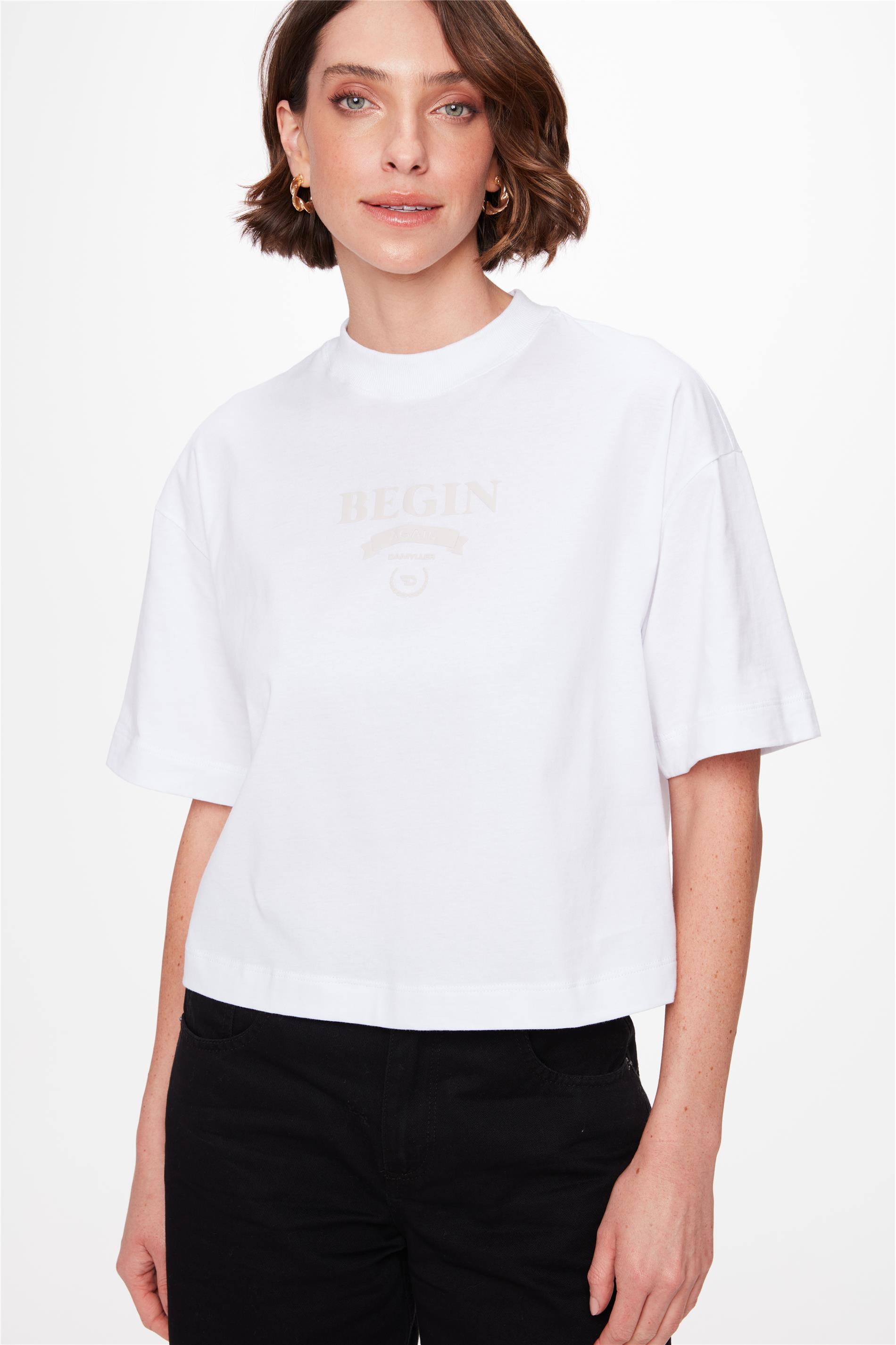 Camiseta Feminina Begin Again