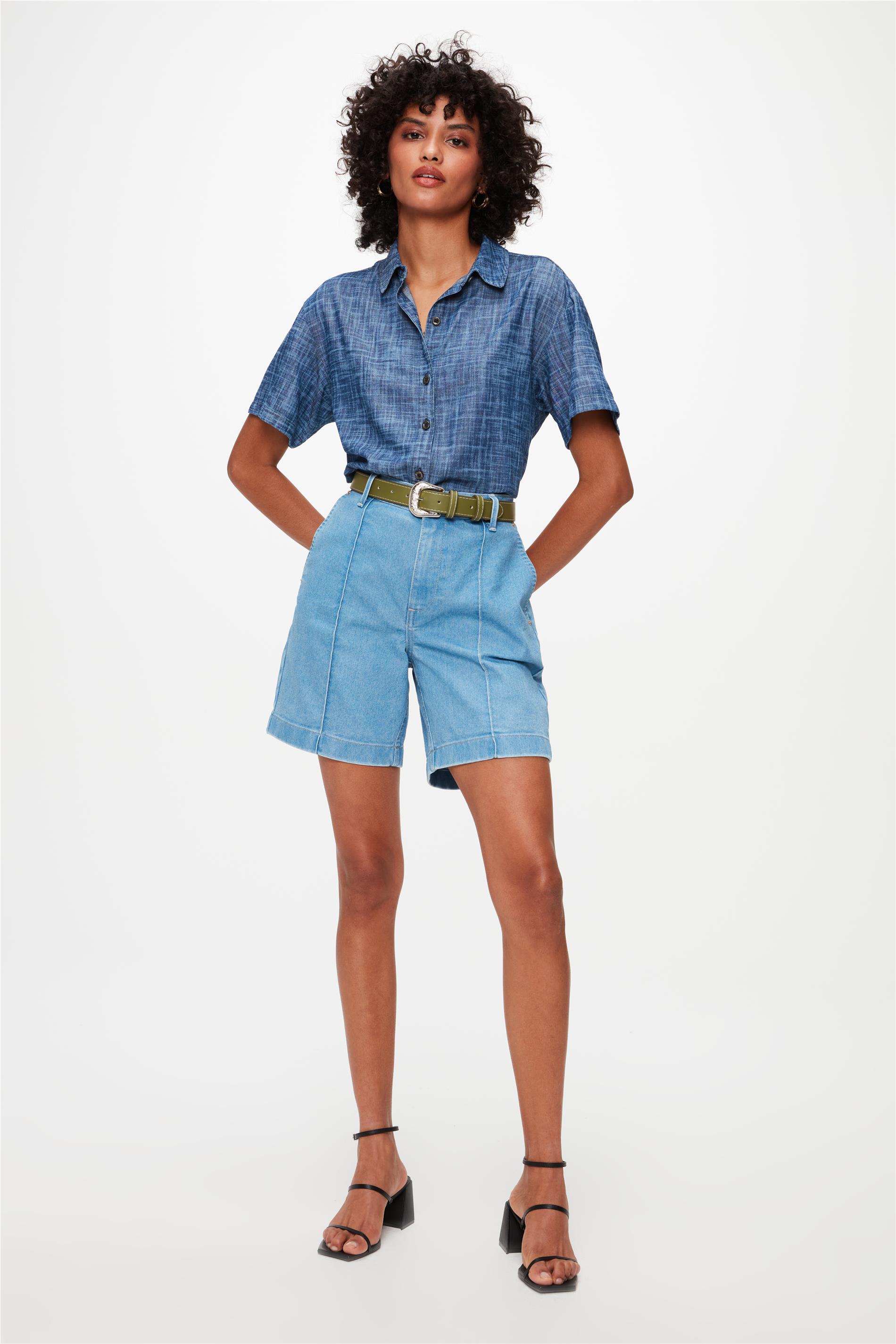 Bermuda Jeans Solta Clara G4 C18