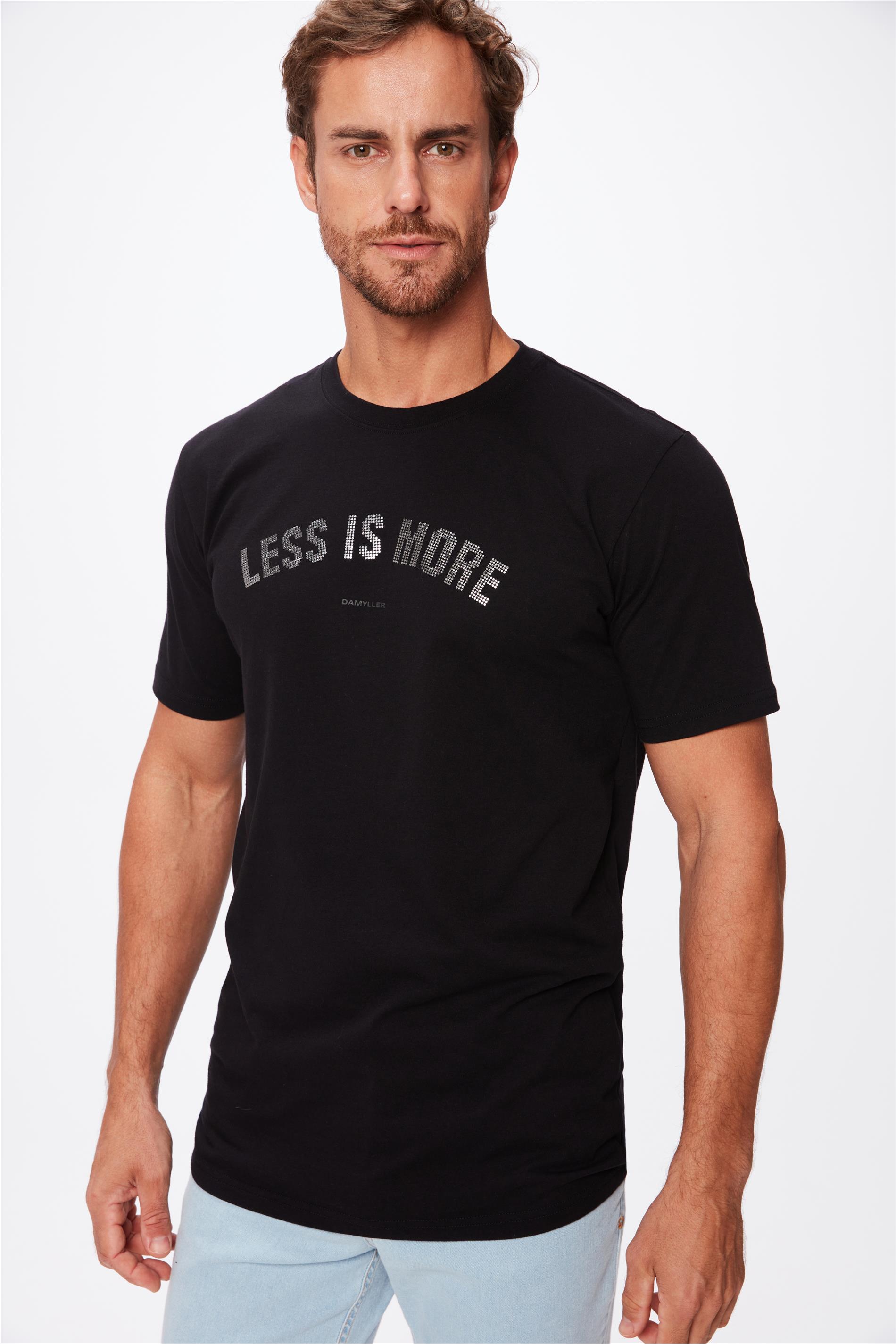 Camiseta com Estampa Less is More