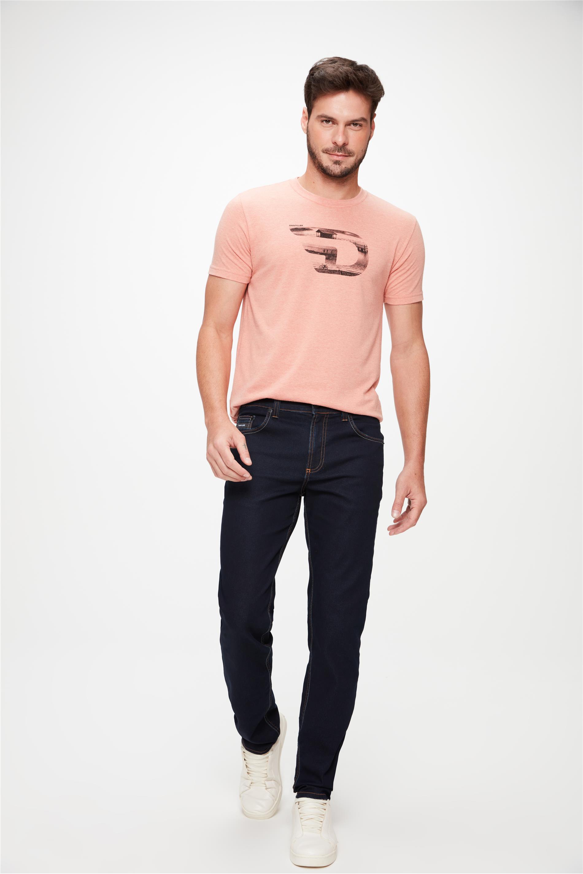 Calça Jeans Slim G3 C2 Amaciada Escura