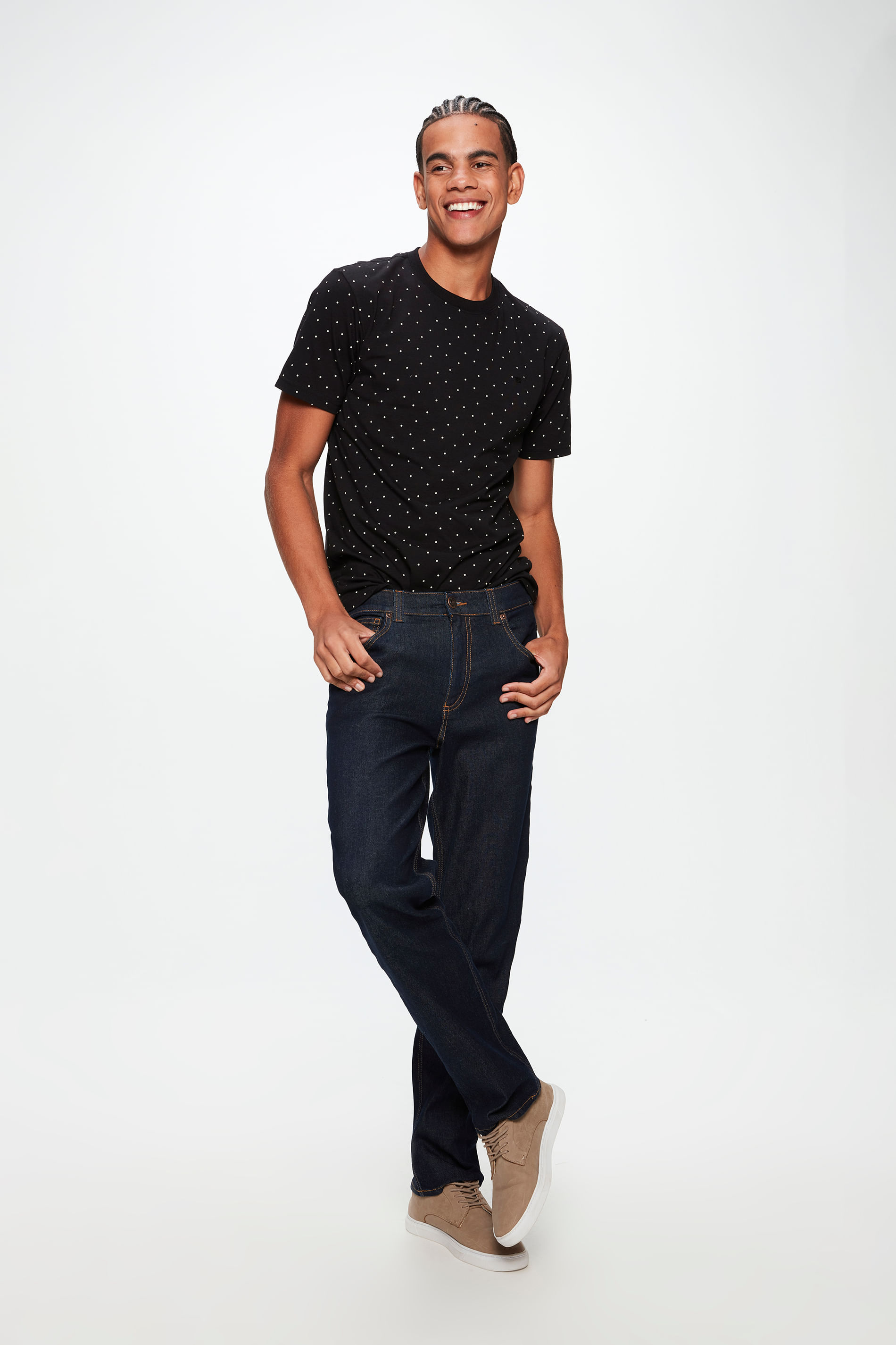 Calça Jeans Reta Ecodamyller Masculina