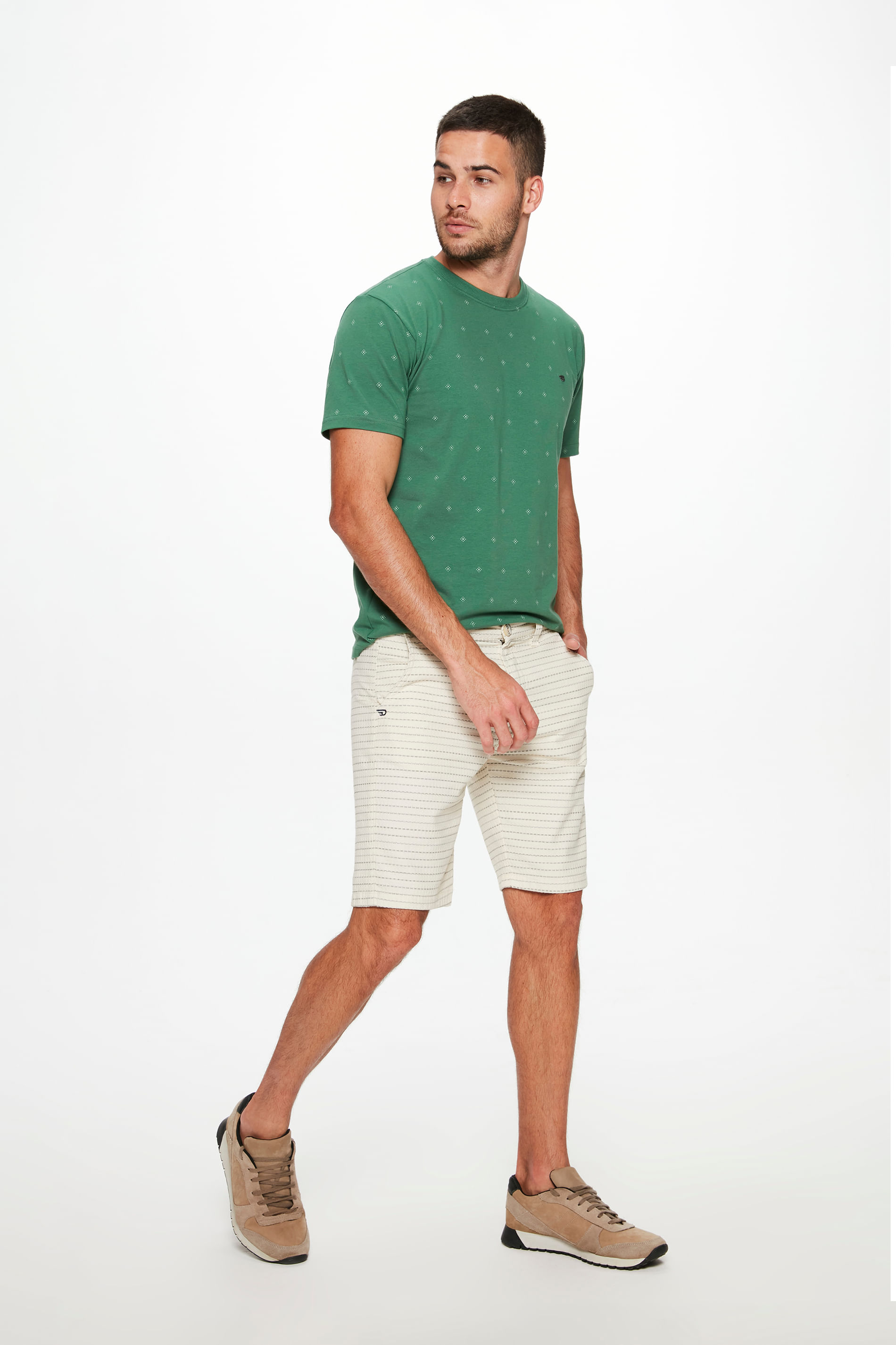 Bermuda Chino Listrada C25 Masculina