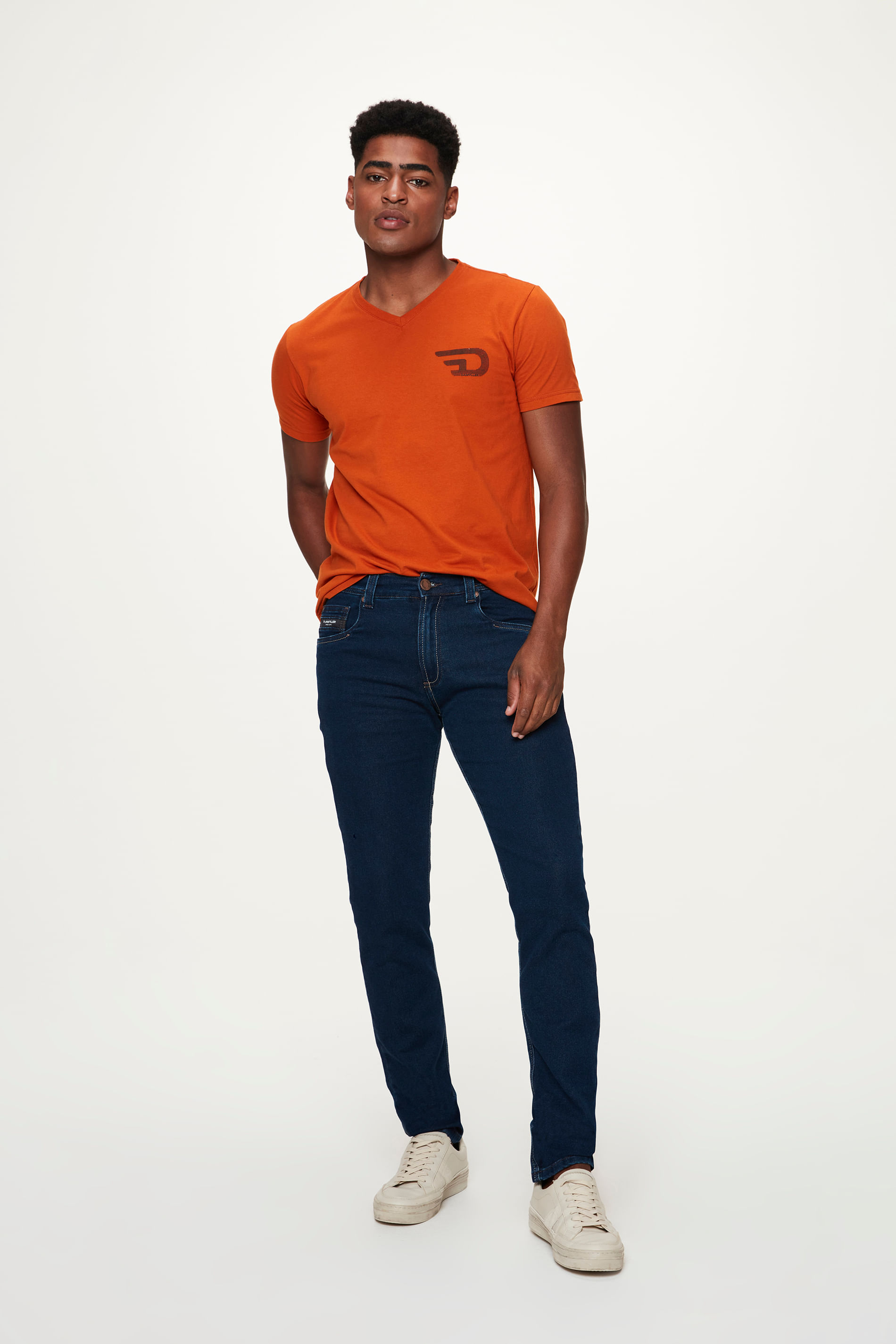 Calça Jeans Escuro Super Skinny C2