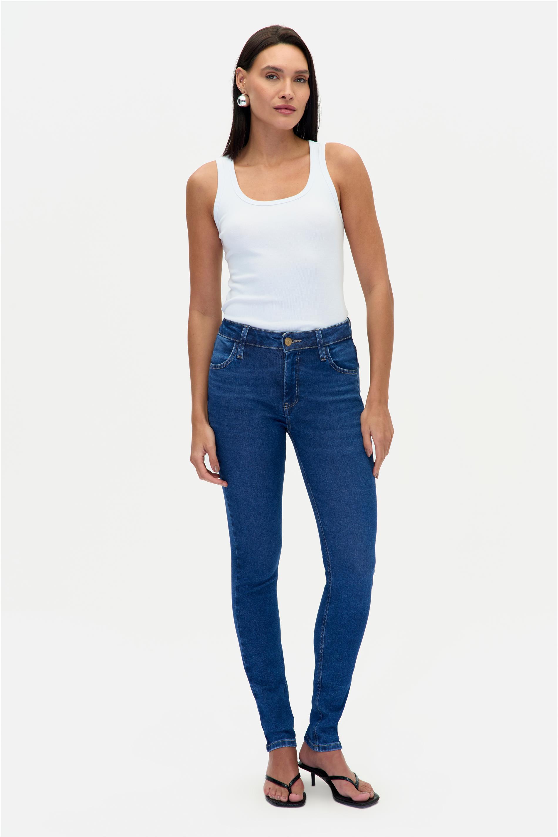Calça Jeans Jegging G4 C1 Média Feminina