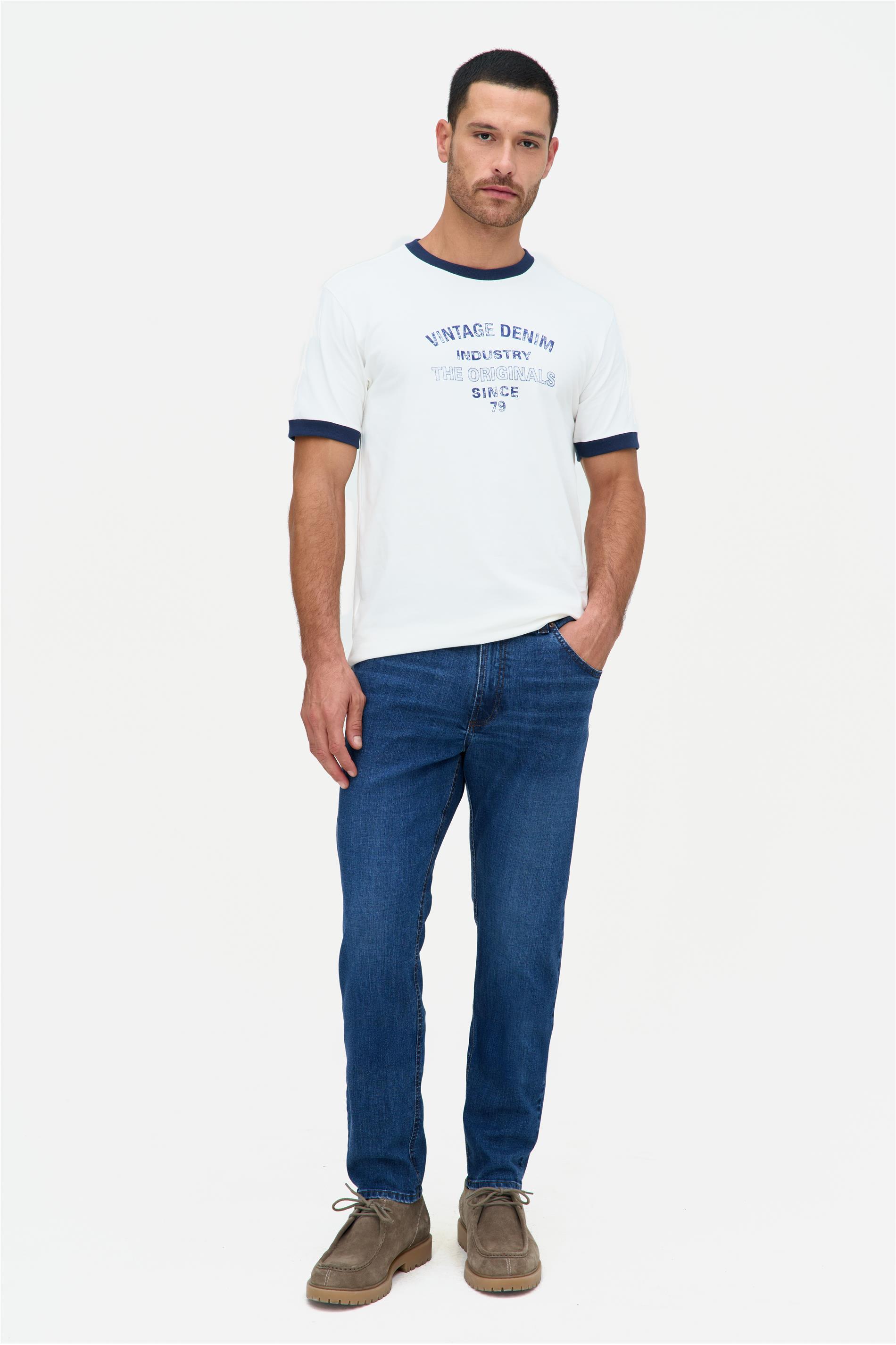 Calça Jeans Masculina Skinn Escura